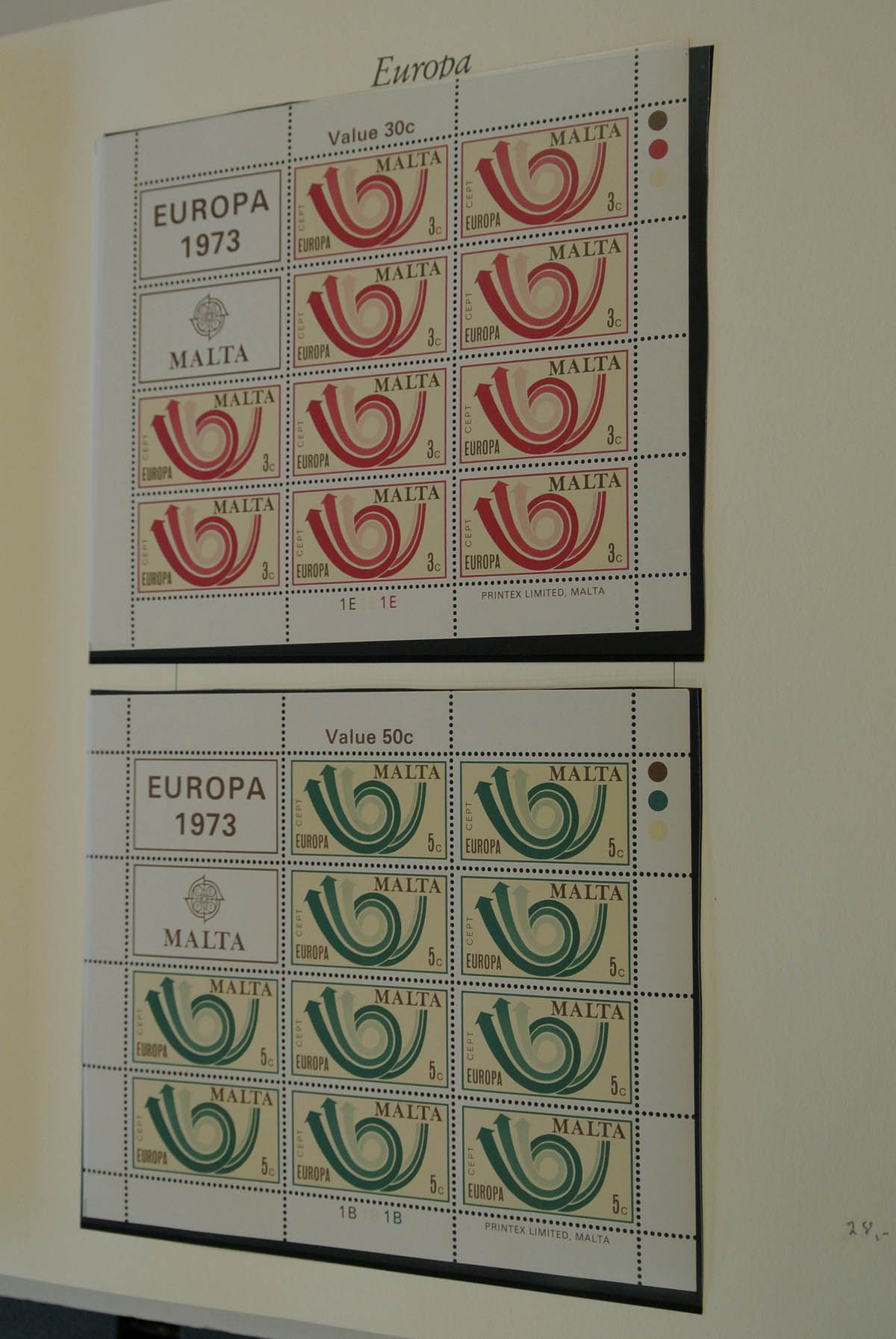 20674 074 - 20674 Europa CEPT 1956-1996.