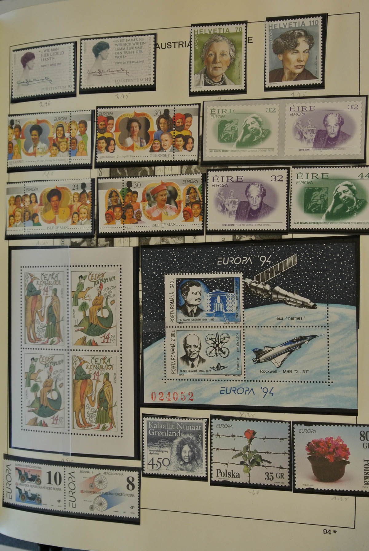 20674 413 - 20674 Europa CEPT 1956-1996.