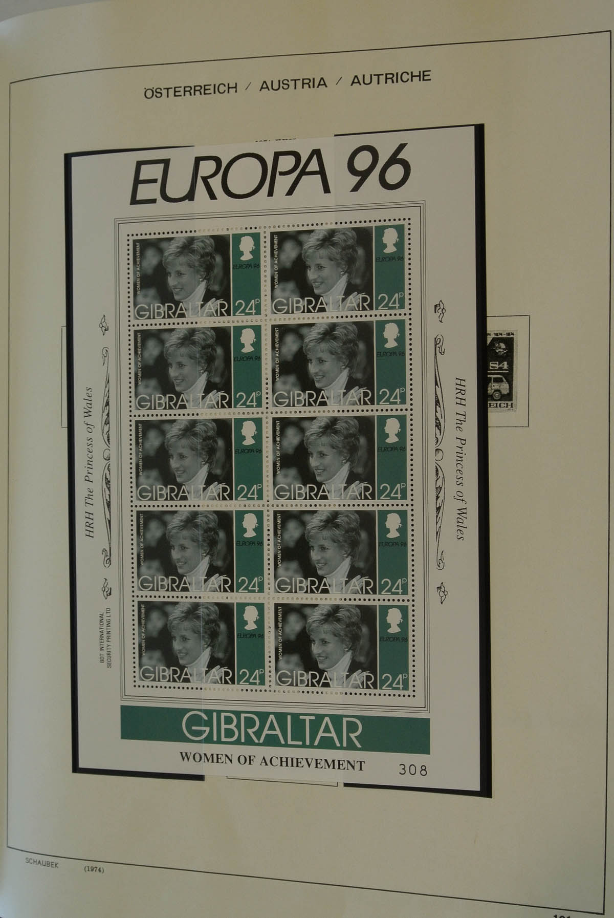 20674 420 - 20674 Europa CEPT 1956-1996.
