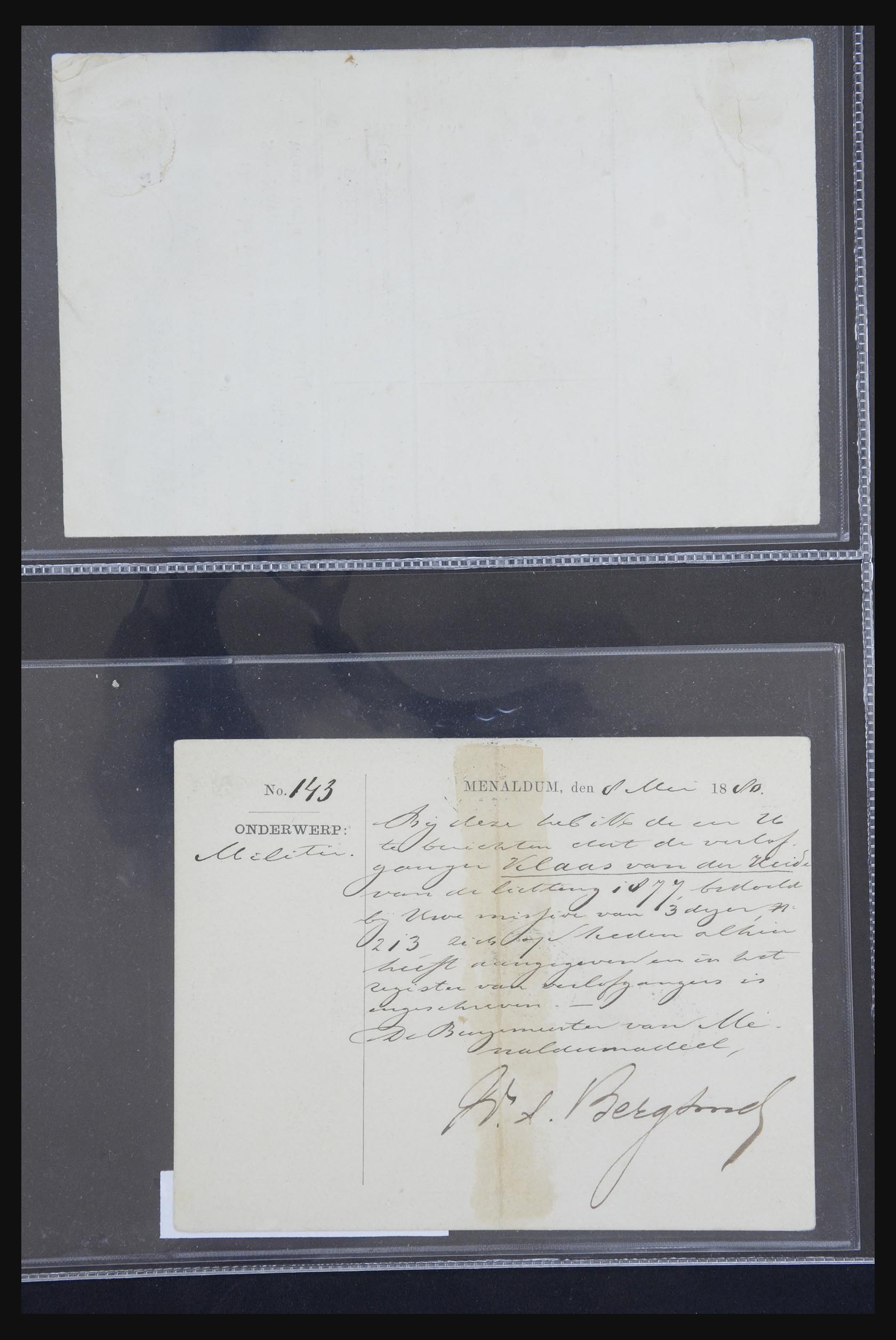 21718 004 - 21718 Briefkaarten met gotische langstempels.