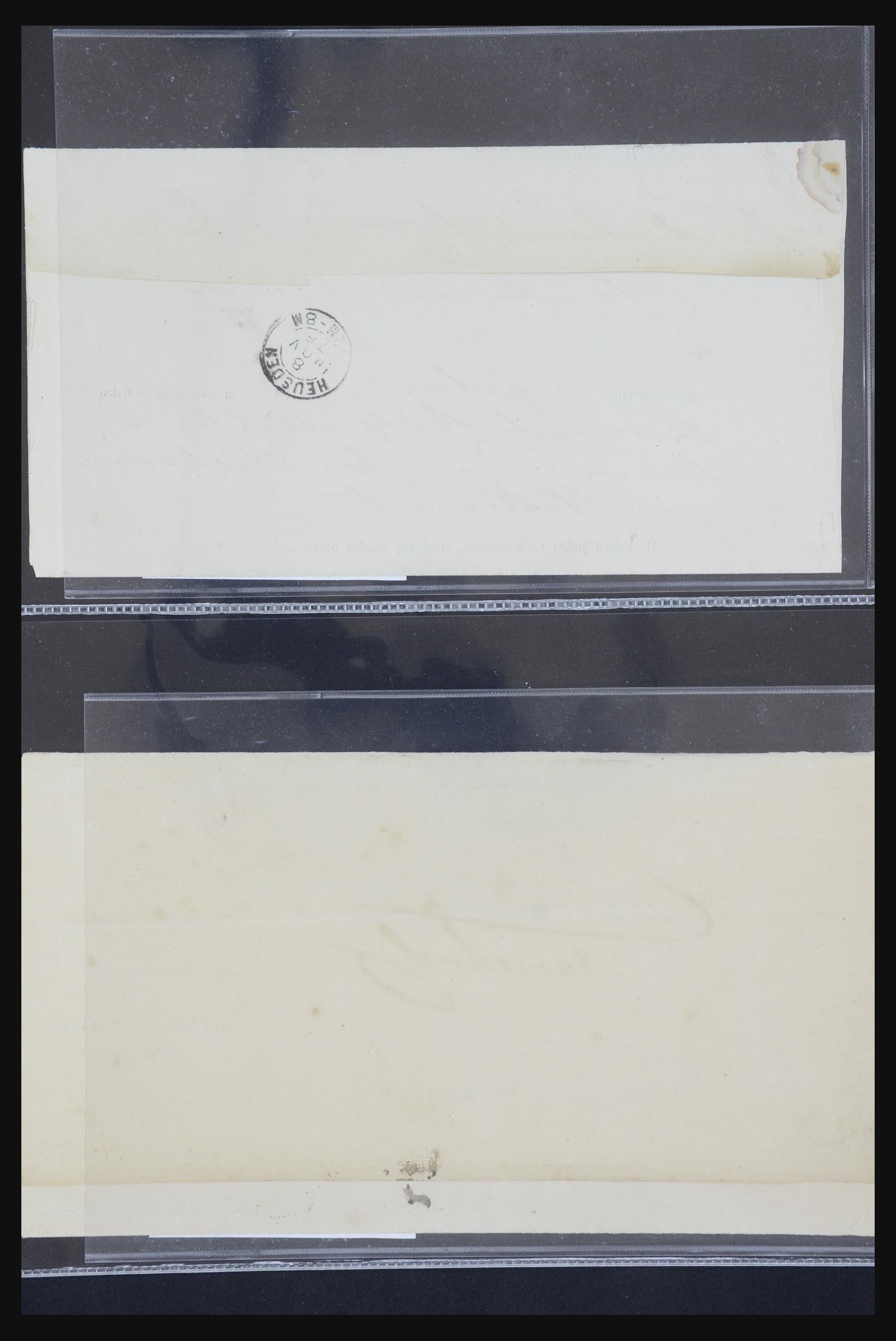 21718 010 - 21718 Briefkaarten met gotische langstempels.