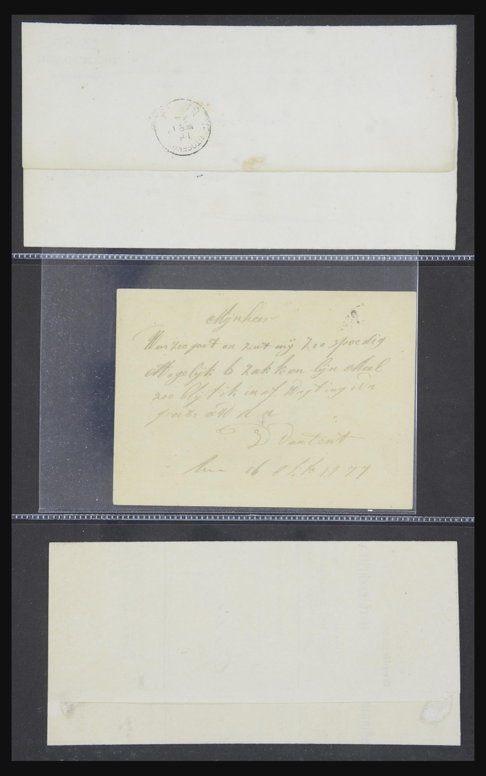 21718 022 - 21718 Briefkaarten met gotische langstempels.