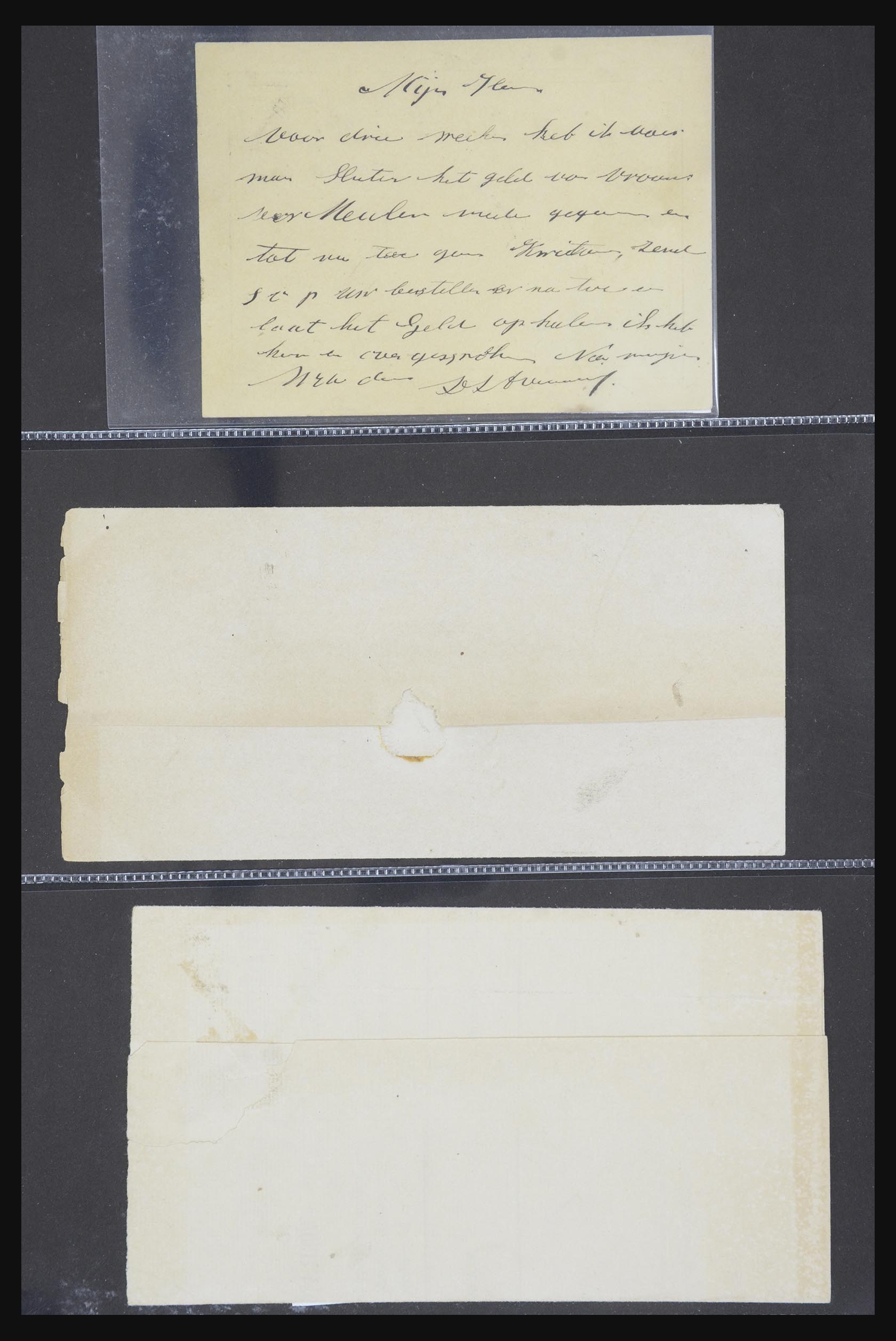 21718 024 - 21718 Briefkaarten met gotische langstempels.