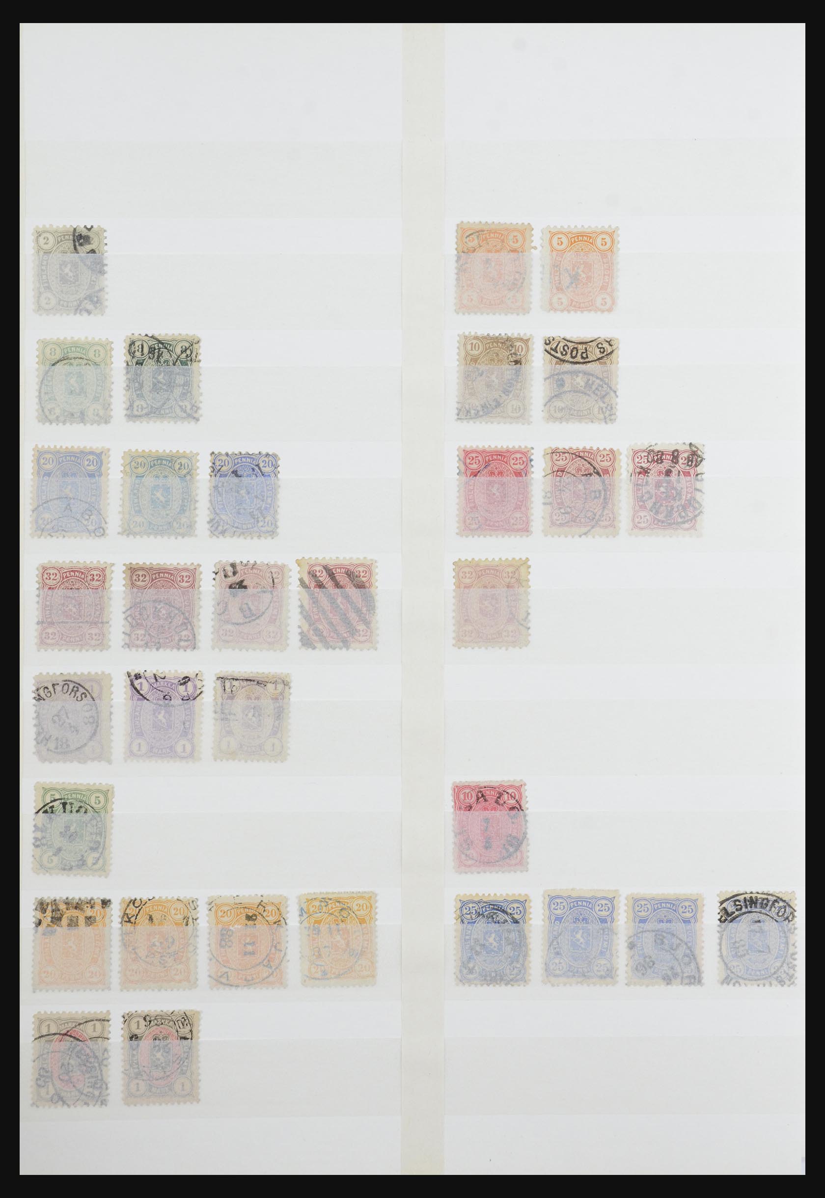 23462 002 - 23462 Finland 1860-1890. 23462 002 - 23462 Finland 1860-1890.
