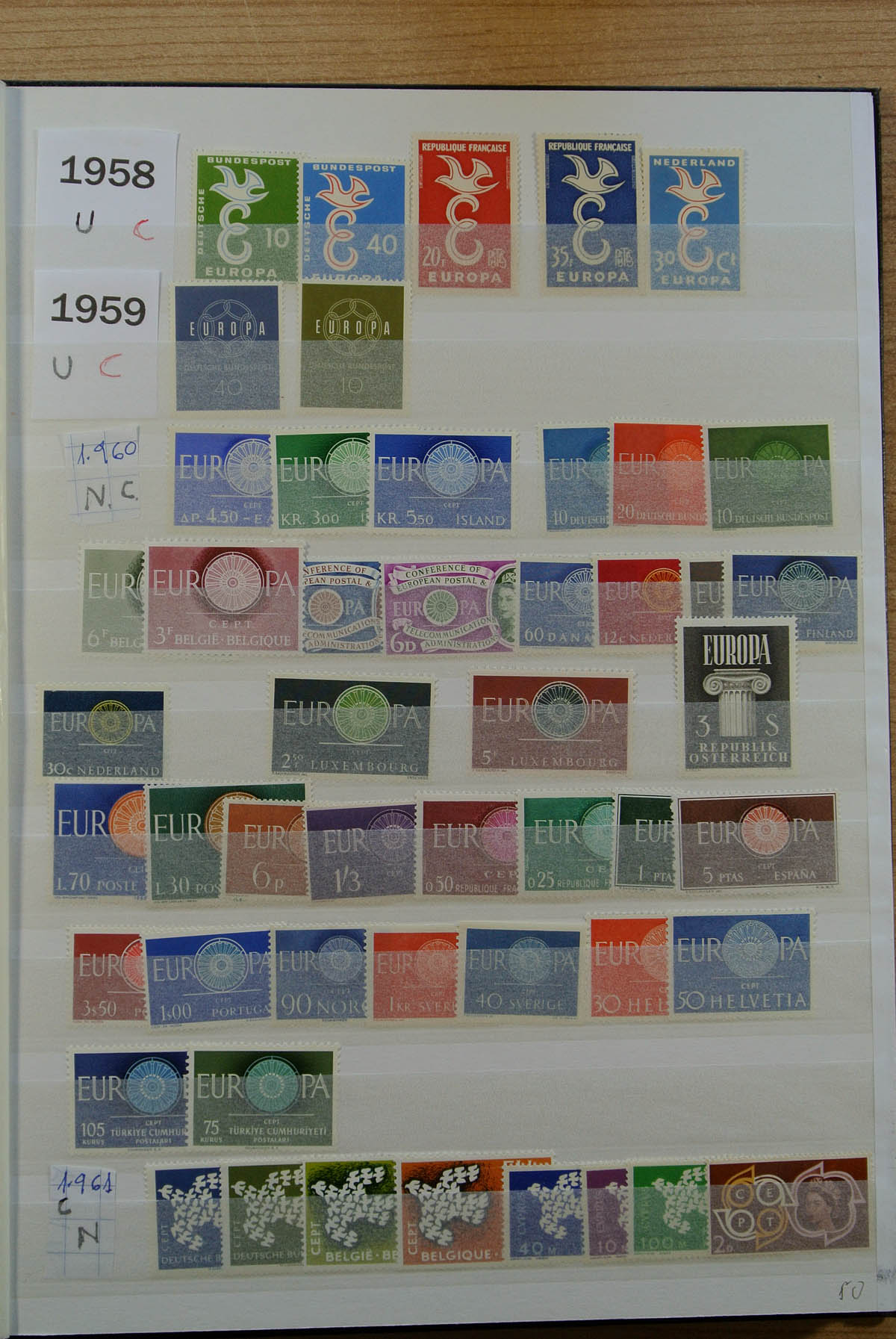 23636 001 - 23636 Europa CEPT 1958-2013!