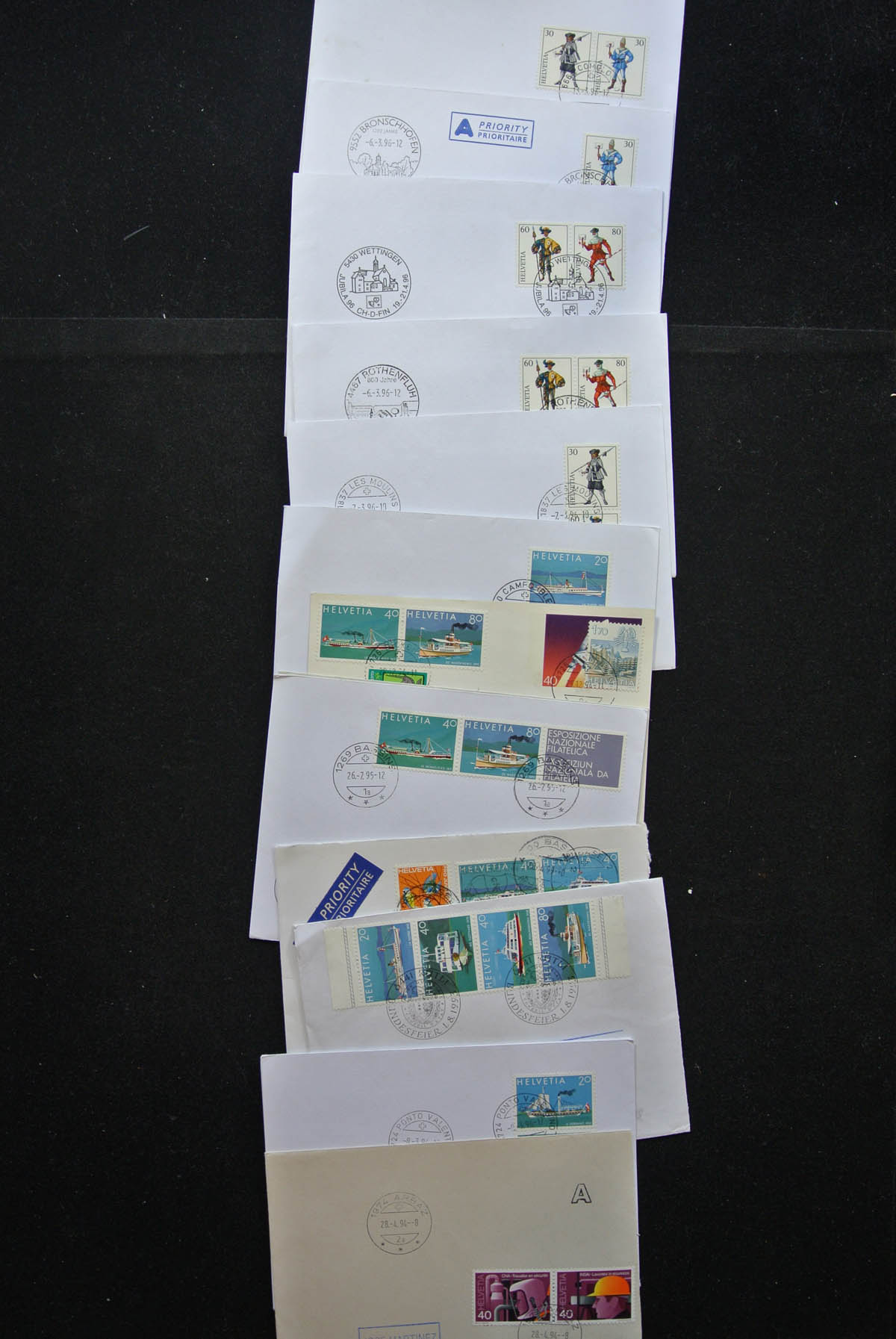 25248 022 - 25248 Zwitserland 1938-1990 brieven.
