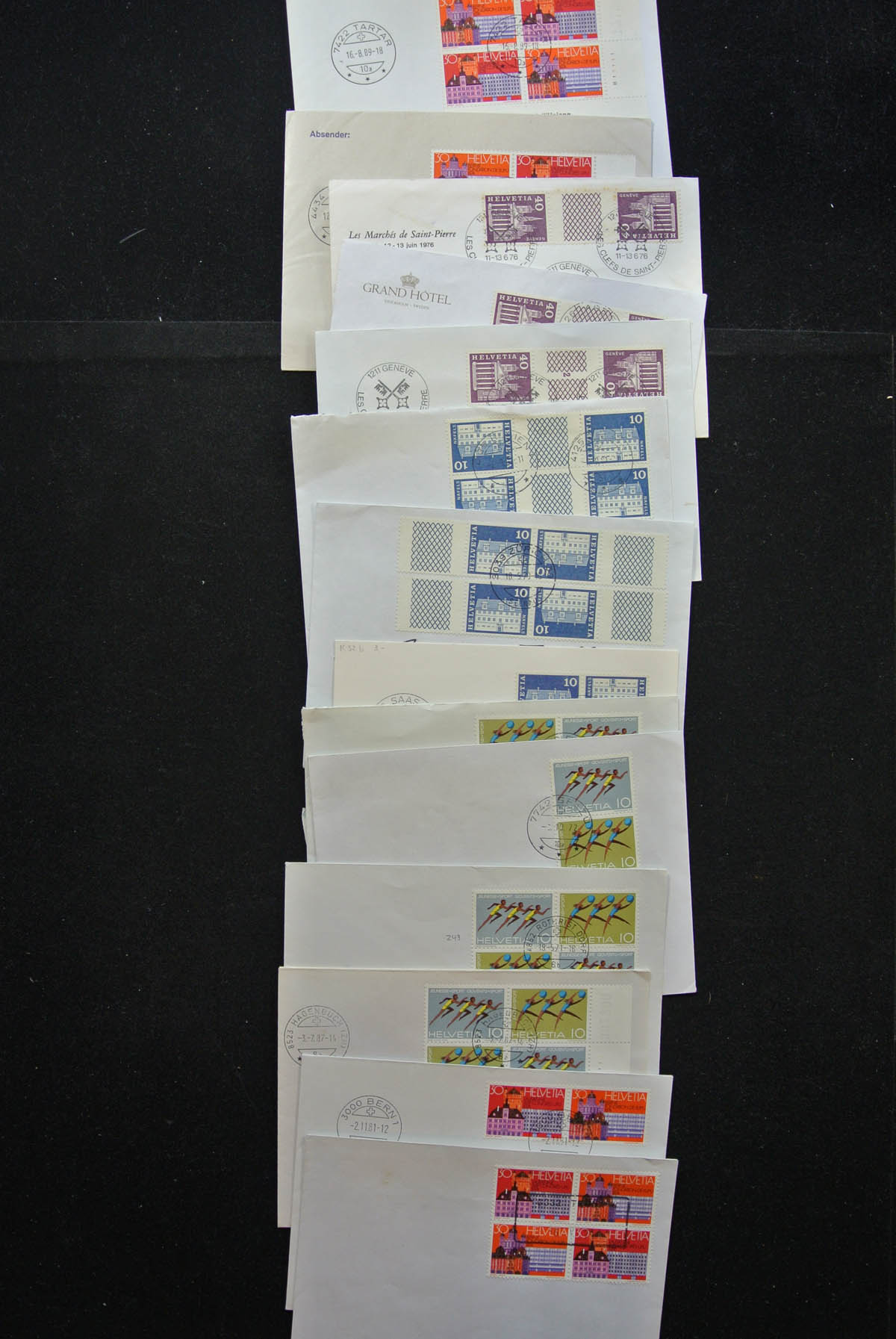 25248 023 - 25248 Zwitserland 1938-1990 brieven.