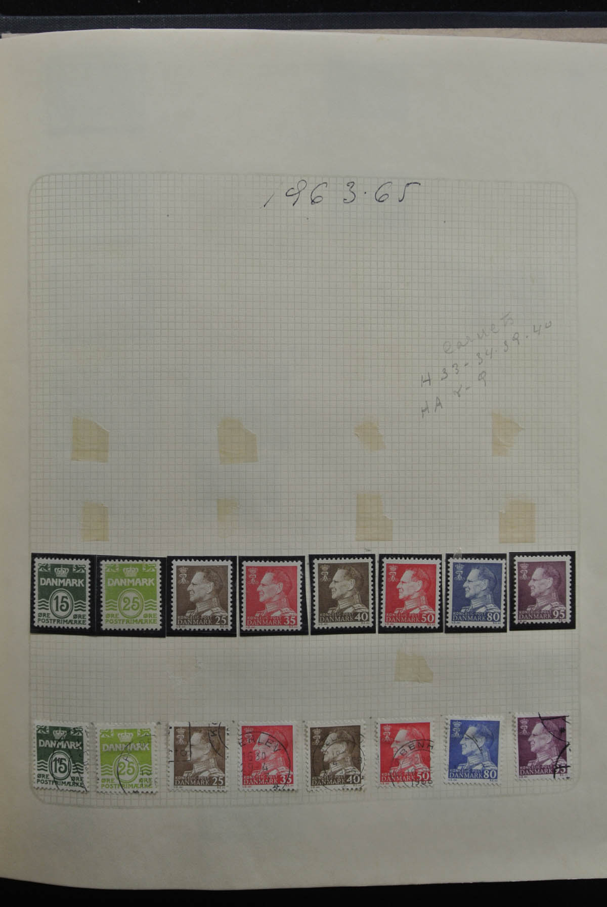 25250 044 - 25250 Denemarken 1854-1991.