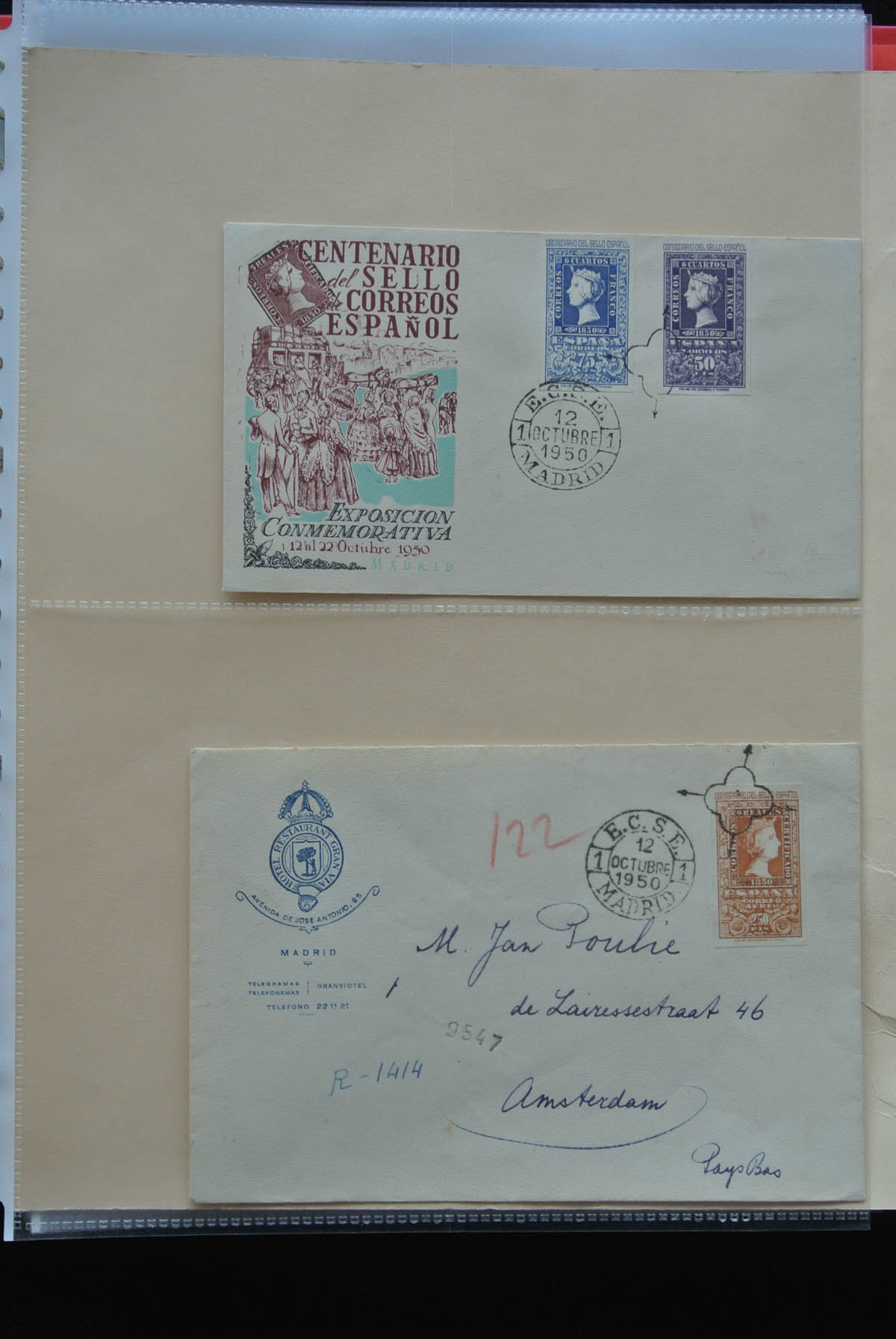 25884 012 - 25884 Europa covers '50s.