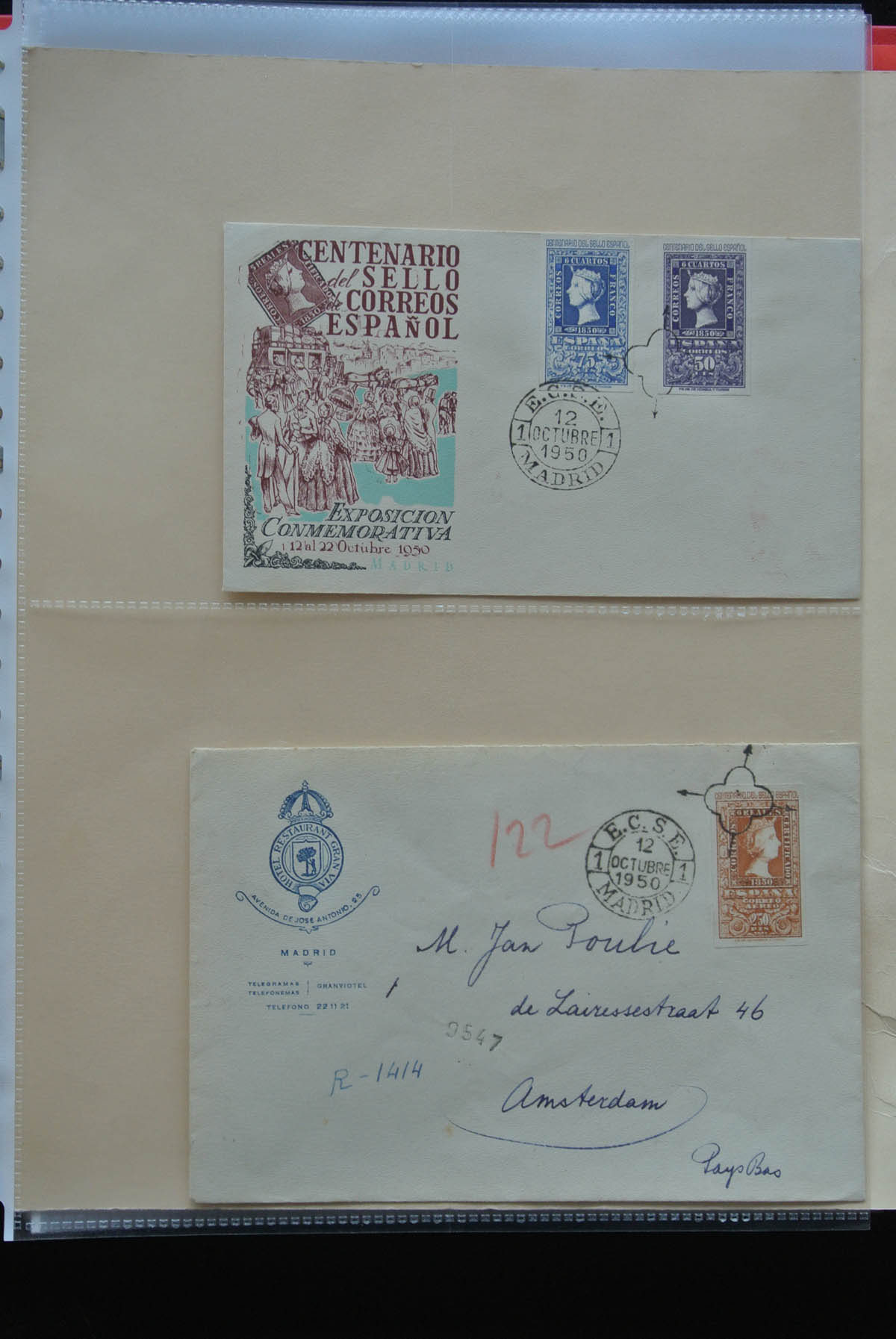 25884 012 - 25884 Europa covers '50s.