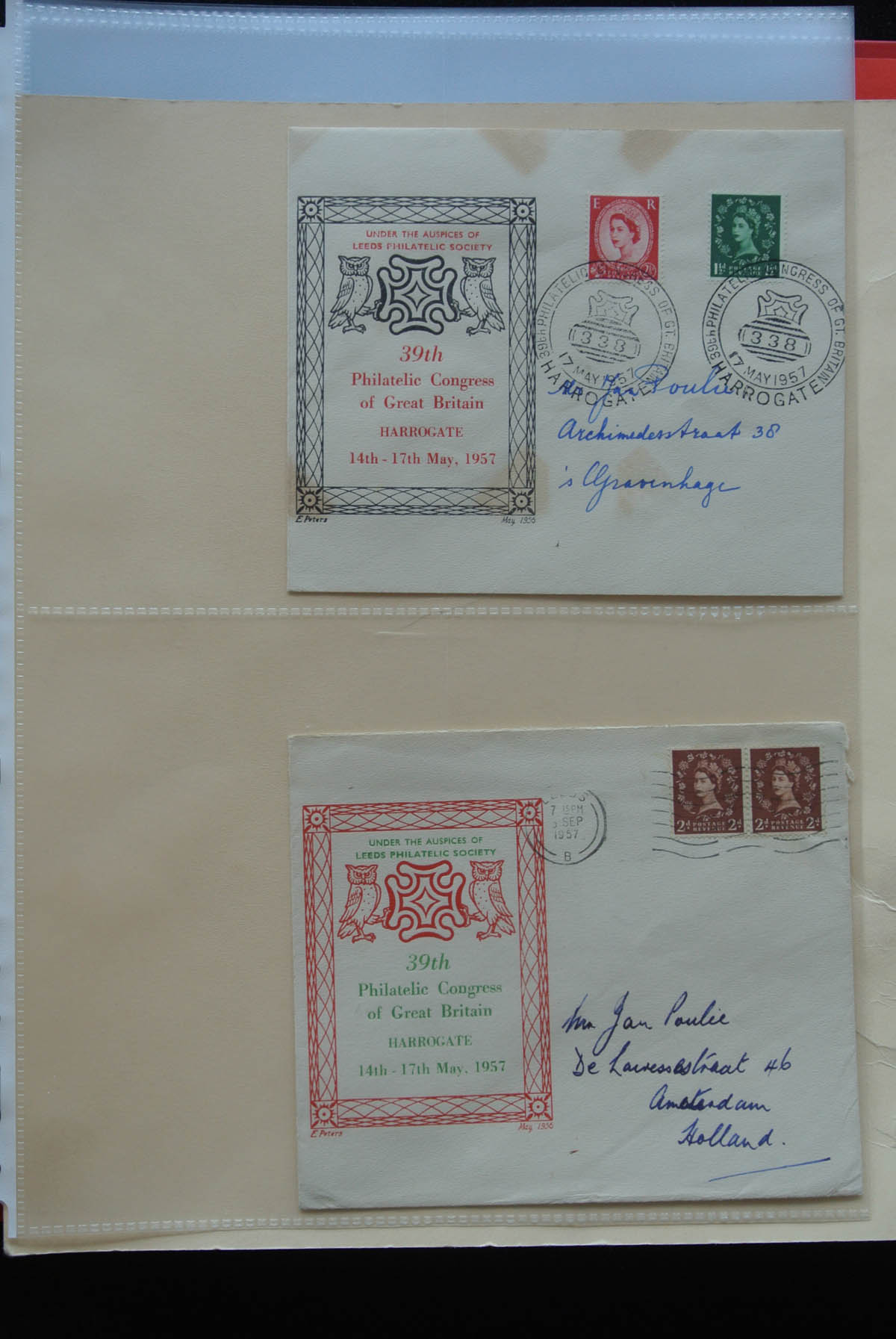 25884 050 - 25884 Europa covers '50s.