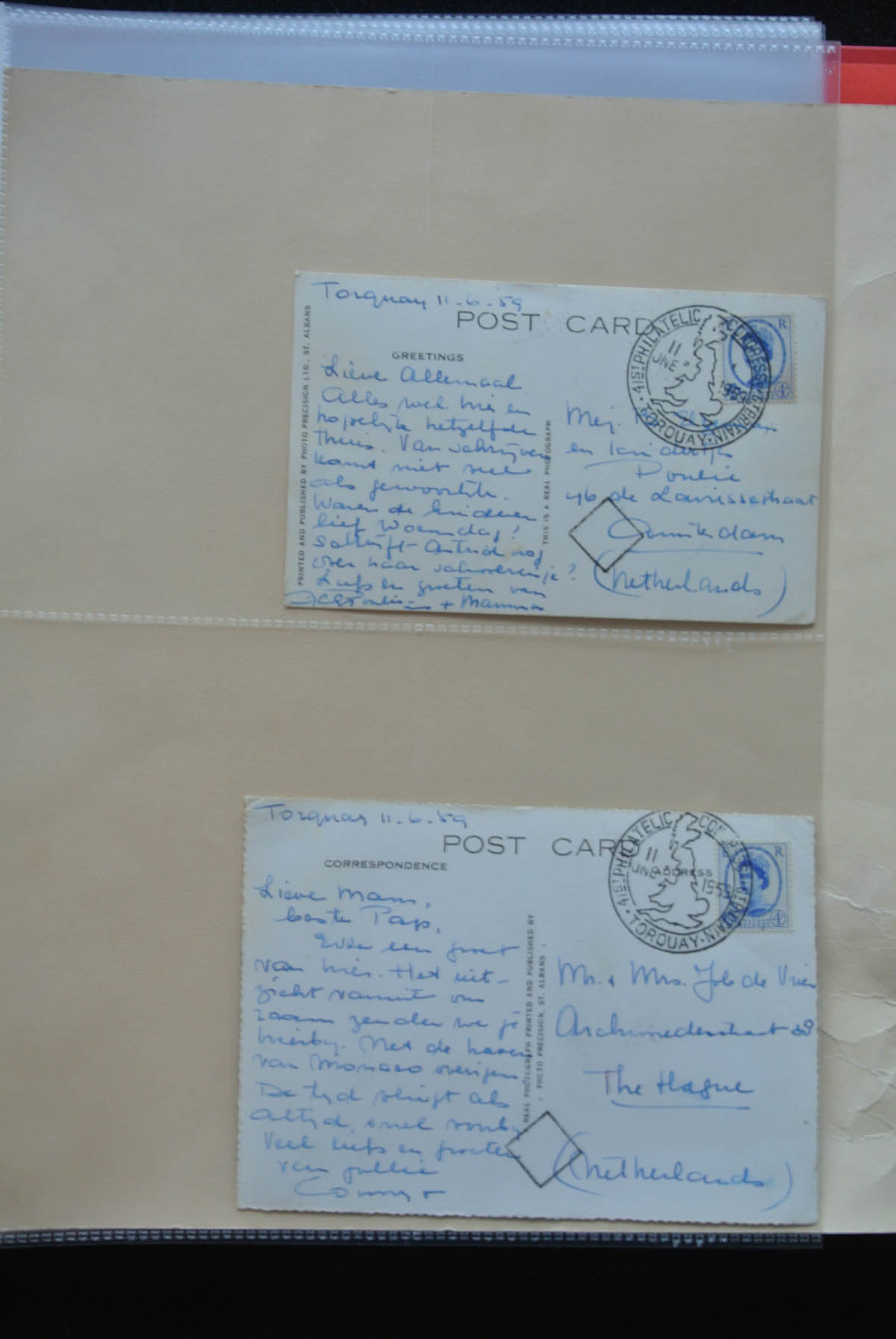 25884 058 - 25884 Europa covers '50s.