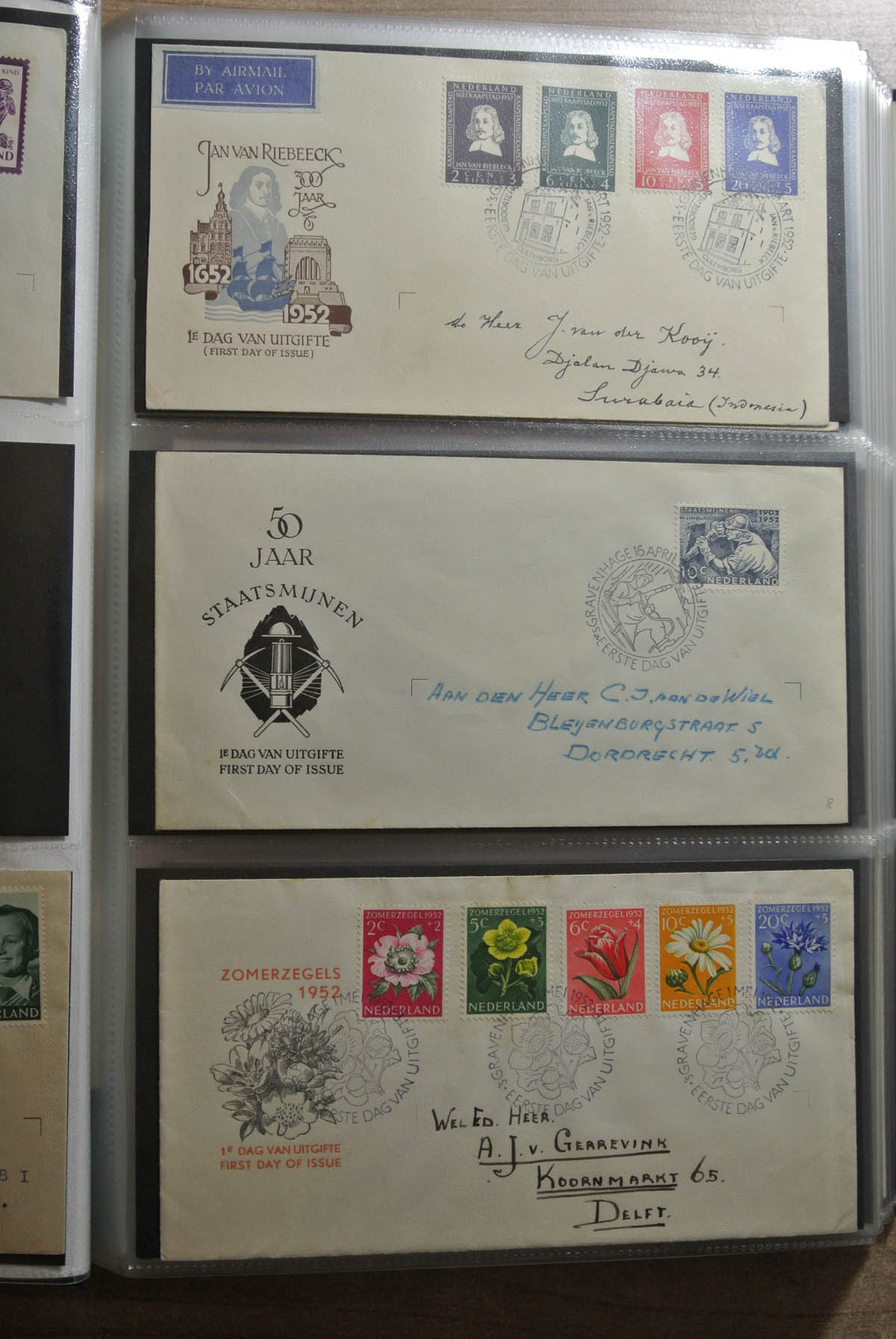 26417 002 - 26417 Netherlands 1950-2013 FDC's.