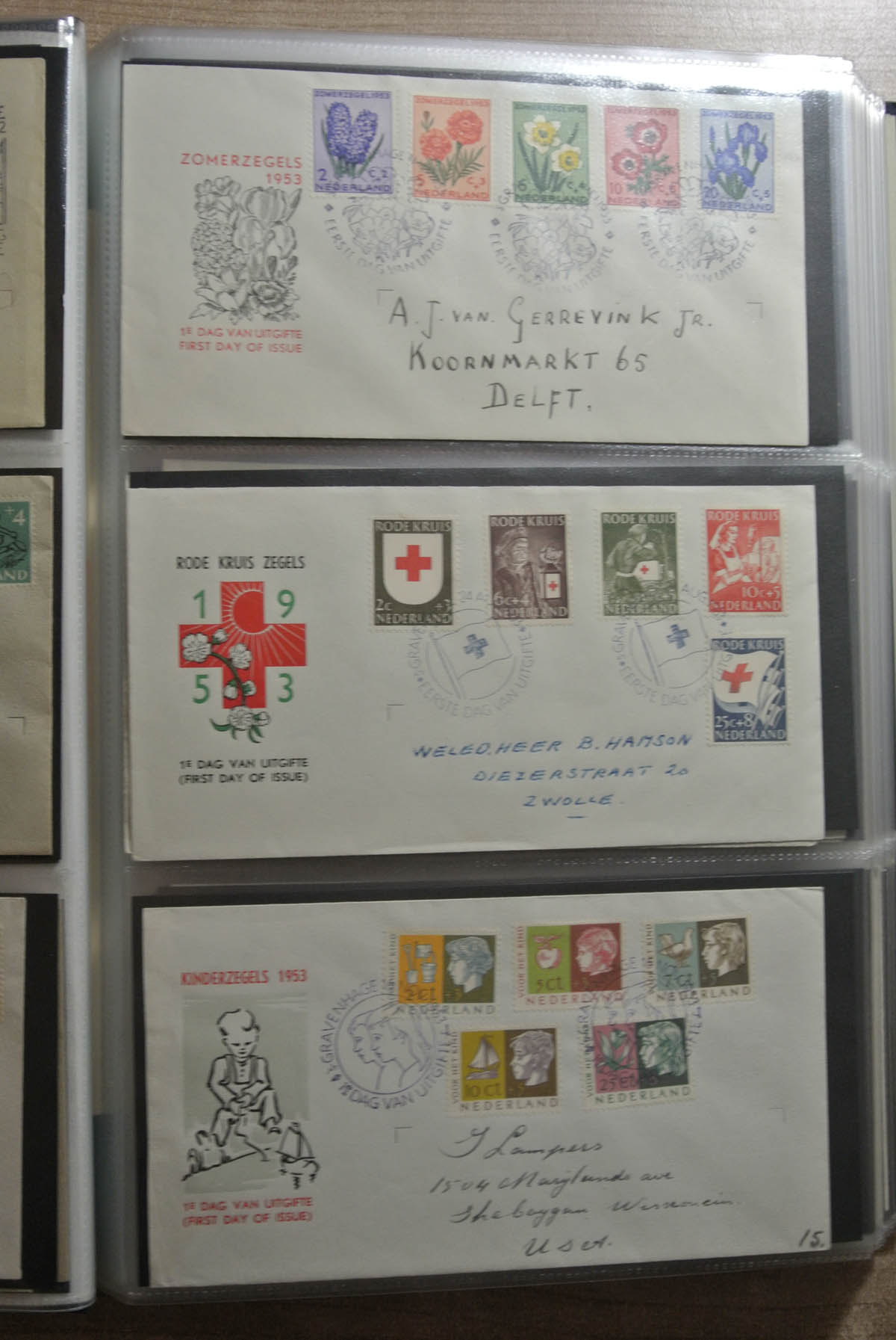26417 004 - 26417 Netherlands 1950-2013 FDC's.