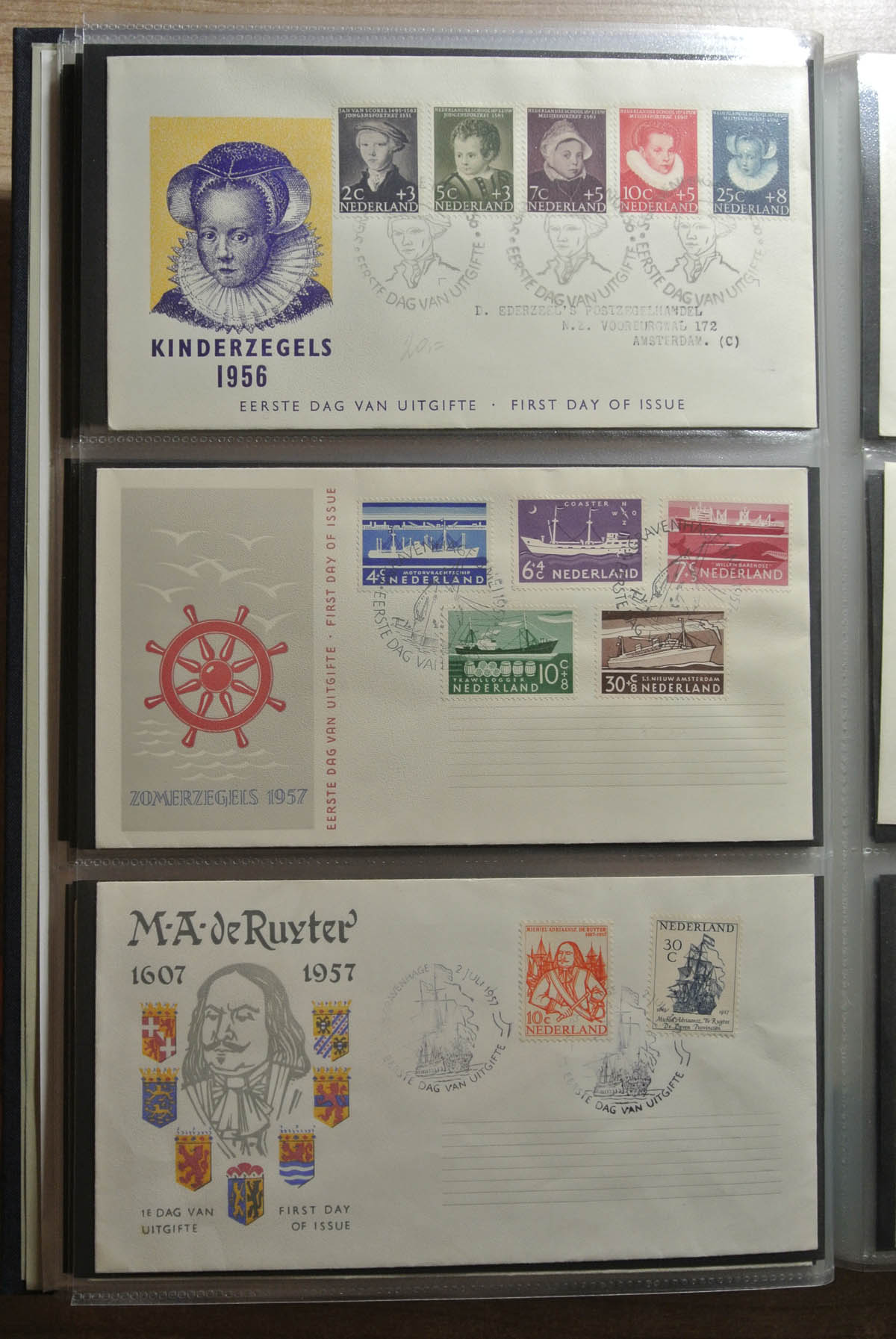 26417 009 - 26417 Netherlands 1950-2013 FDC's.