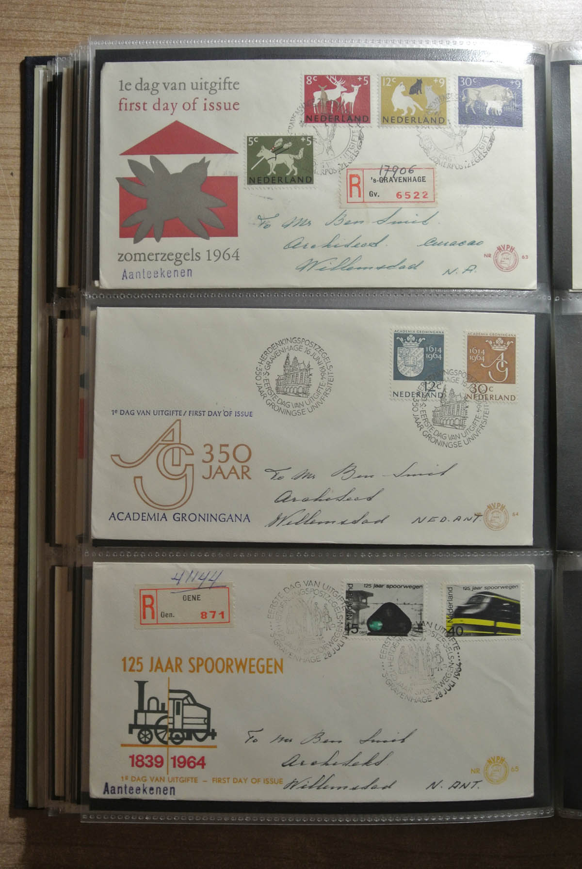 26417 021 - 26417 Netherlands 1950-2013 FDC's.