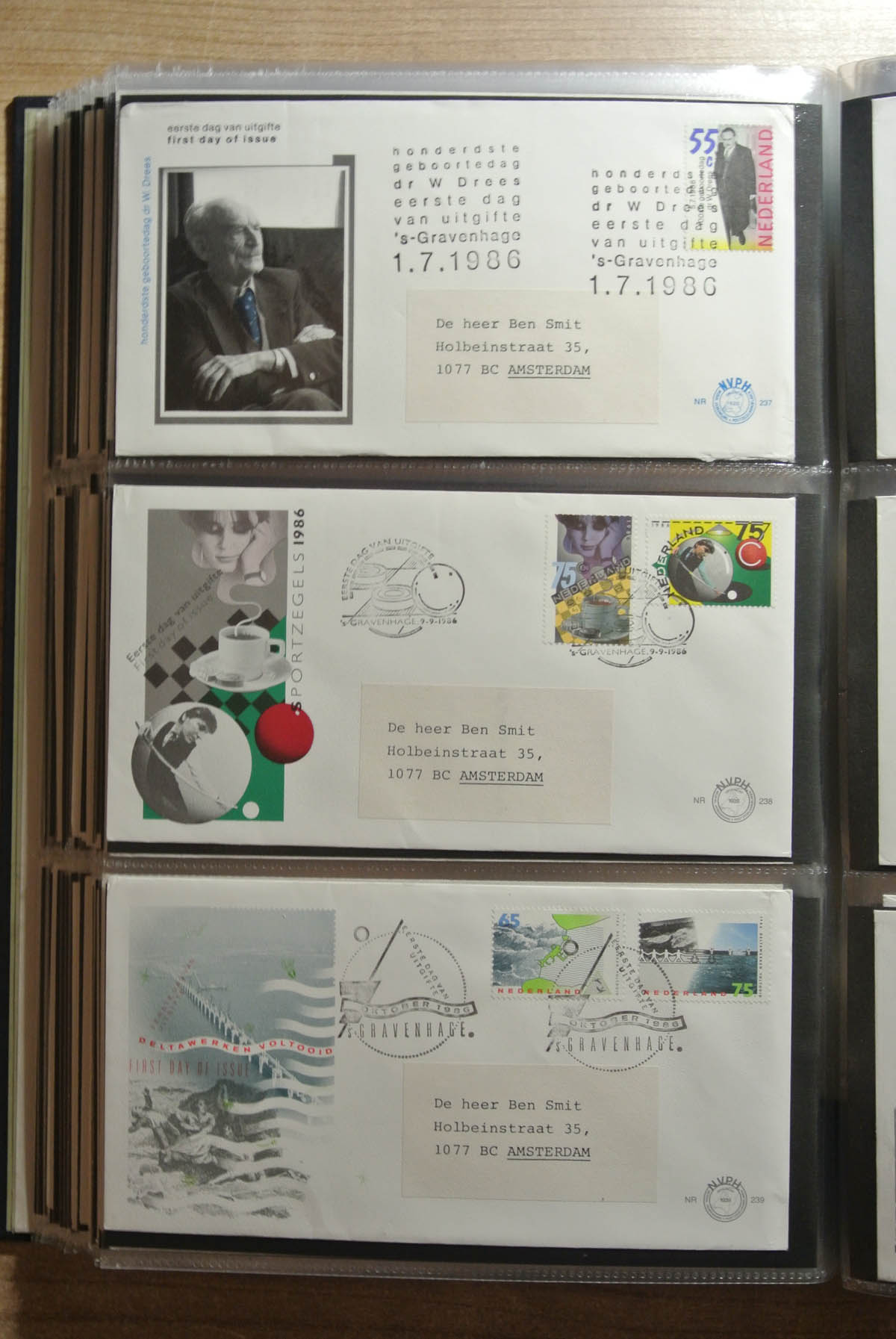 26417 086 - 26417 Netherlands 1950-2013 FDC's.