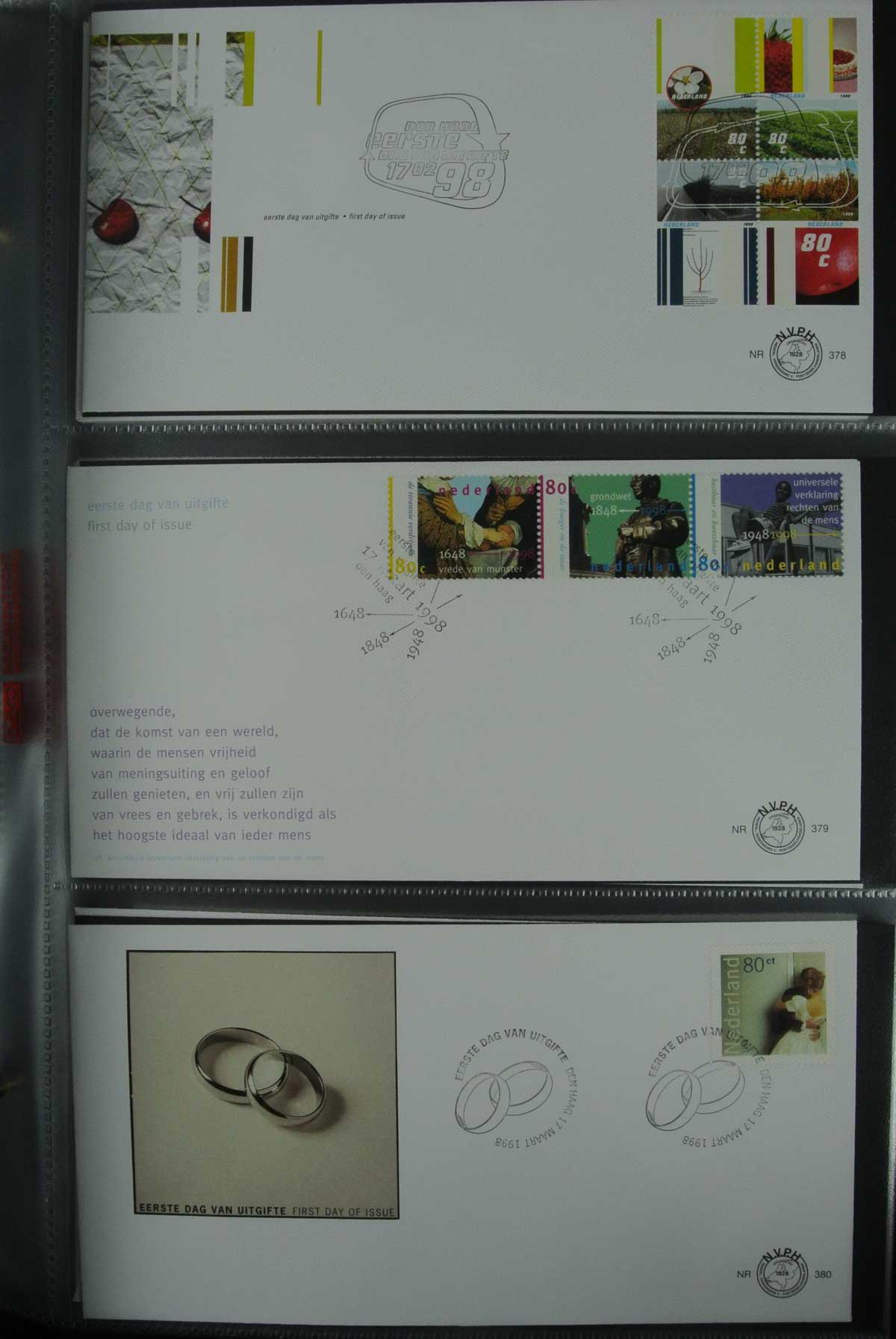 26836 015 - 26836 Netherlands FDC's 1995-2012.