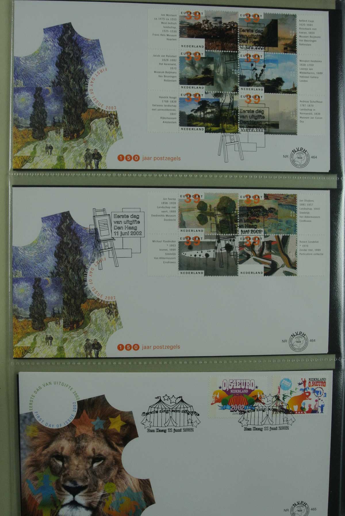 26836 052 - 26836 Netherlands FDC's 1995-2012.