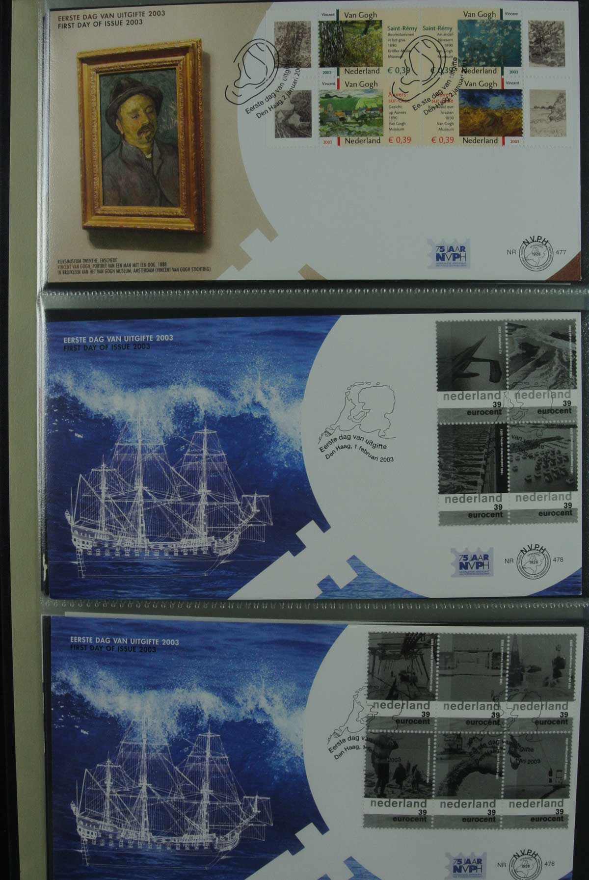 26836 058 - 26836 Netherlands FDC's 1995-2012.