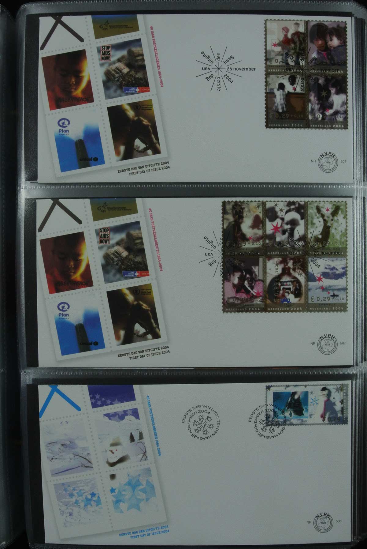 26836 073 - 26836 Netherlands FDC's 1995-2012.