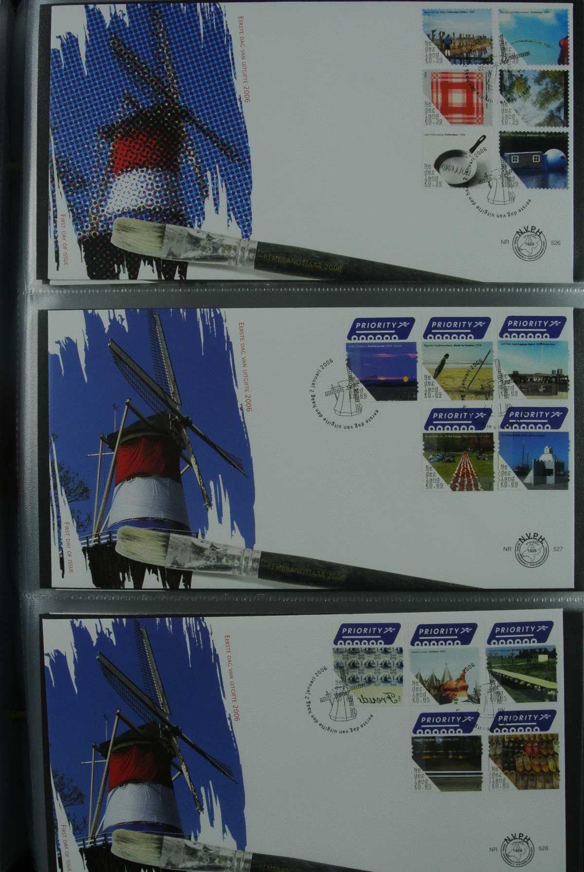 26836 083 - 26836 Netherlands FDC's 1995-2012.