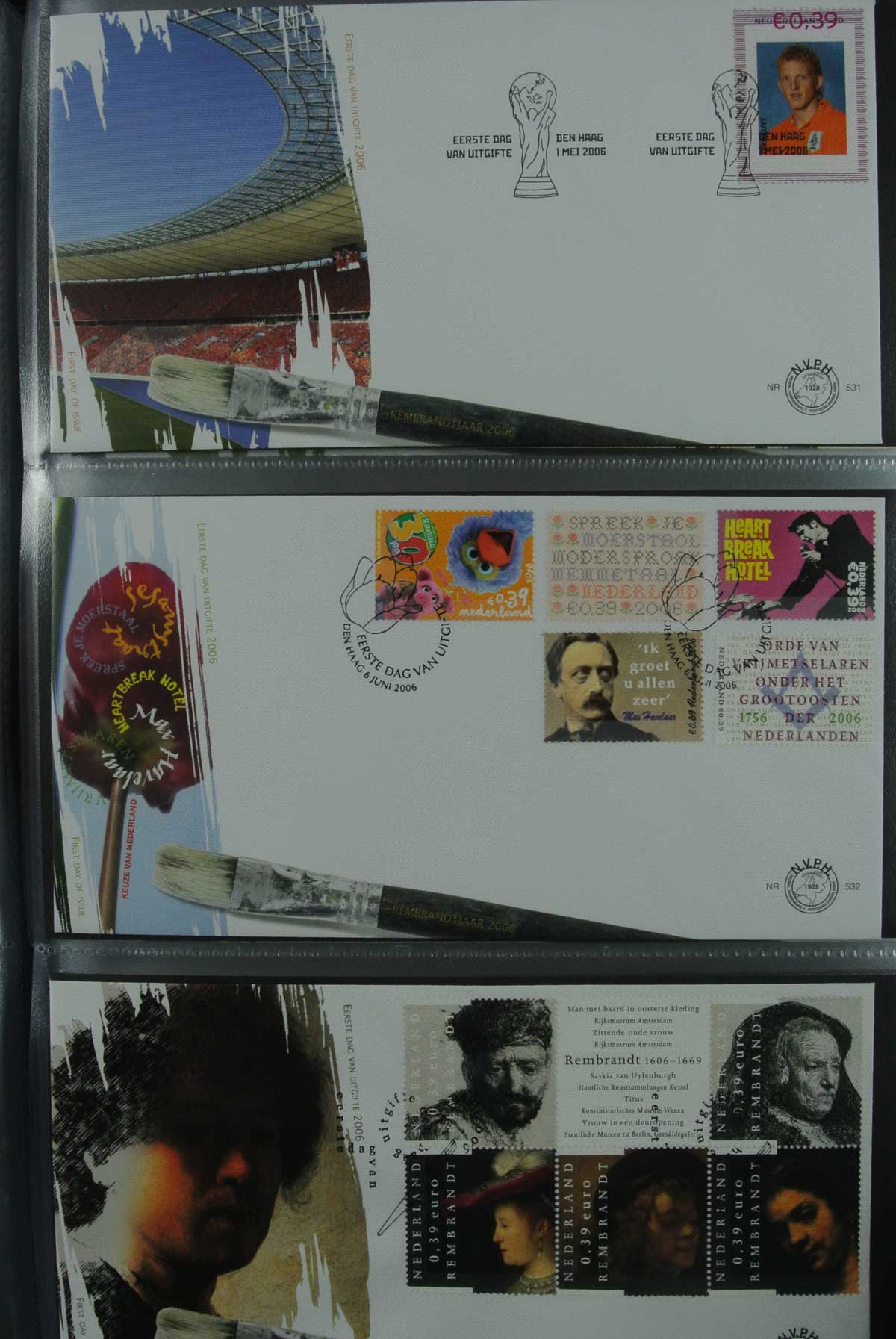 26836 085 - 26836 Netherlands FDC's 1995-2012.