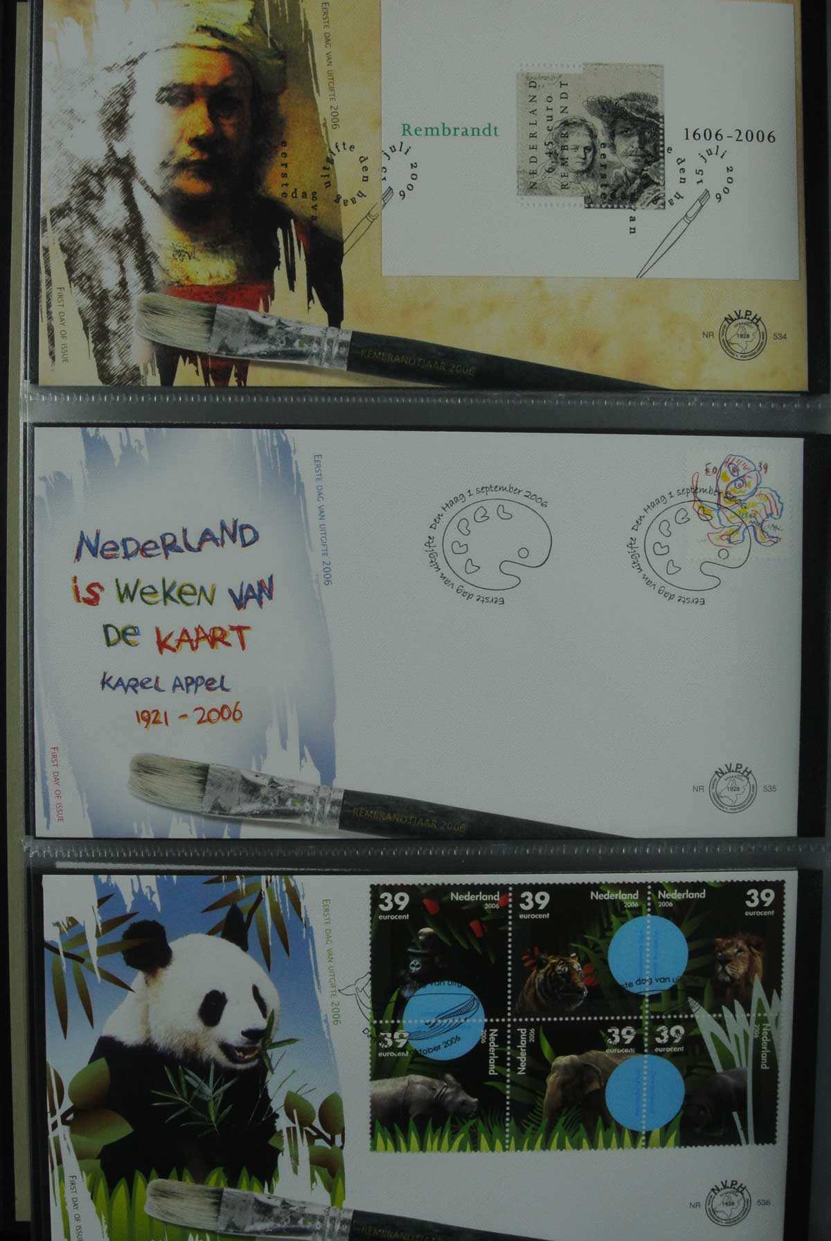 26836 086 - 26836 Netherlands FDC's 1995-2012.