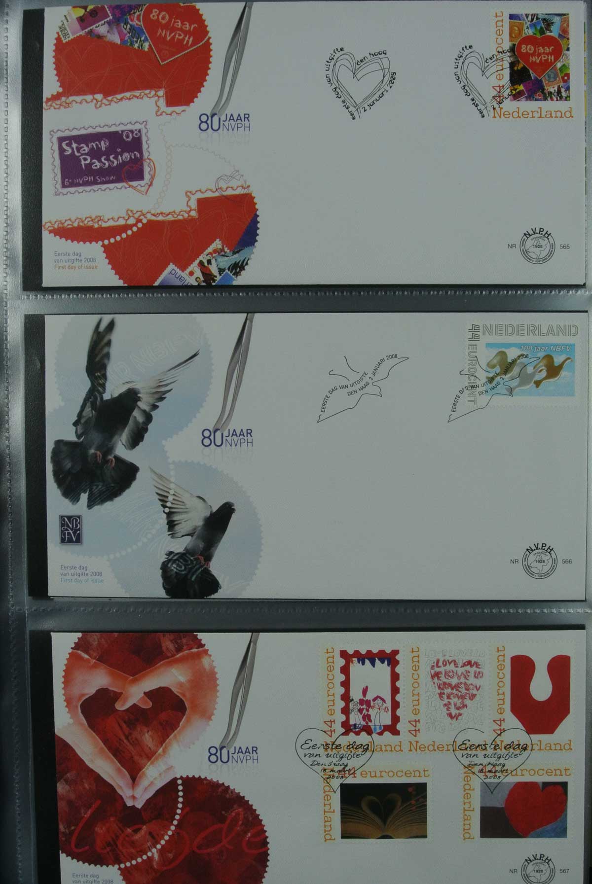 26836 101 - 26836 Netherlands FDC's 1995-2012.