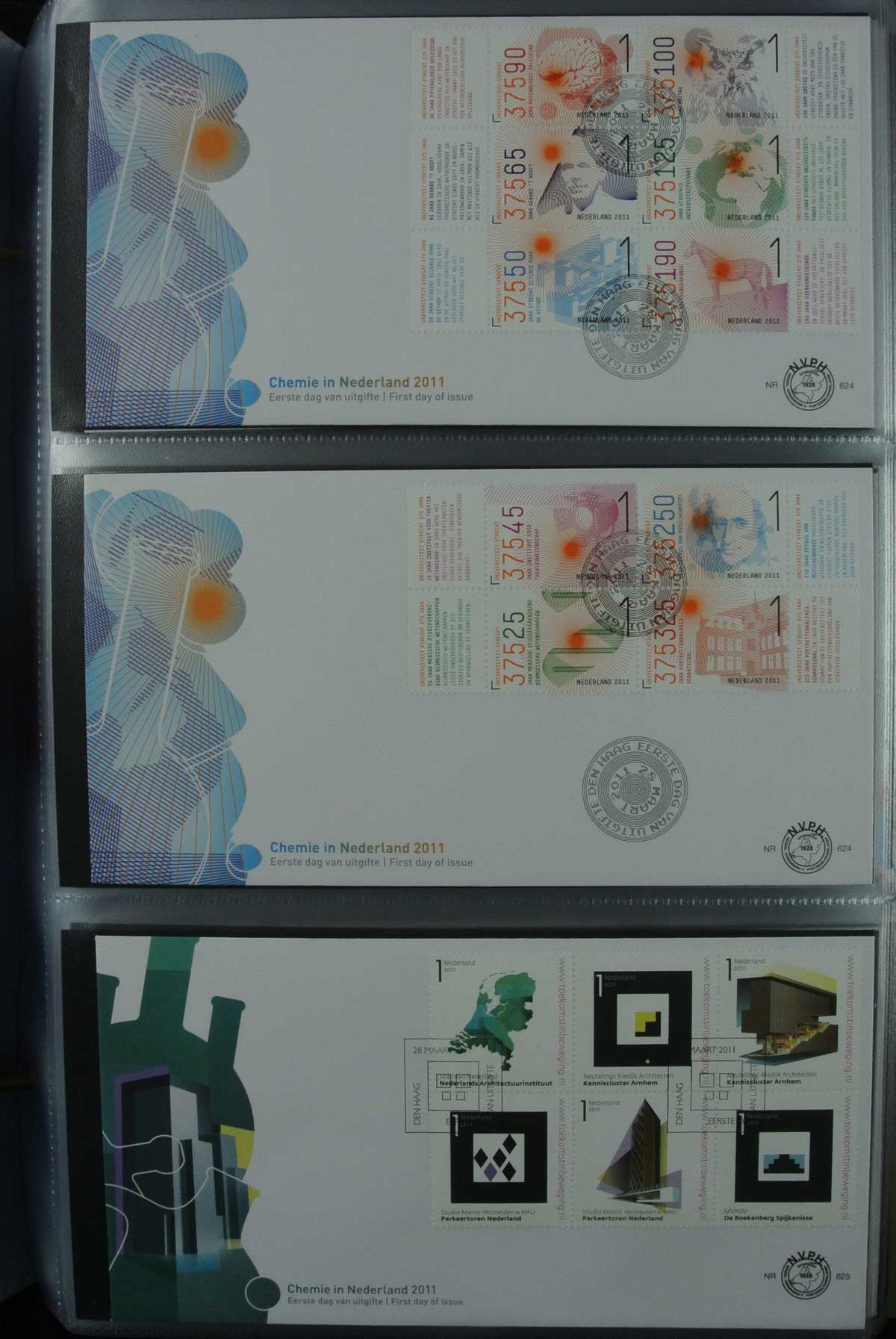 26836 125 - 26836 Netherlands FDC's 1995-2012.