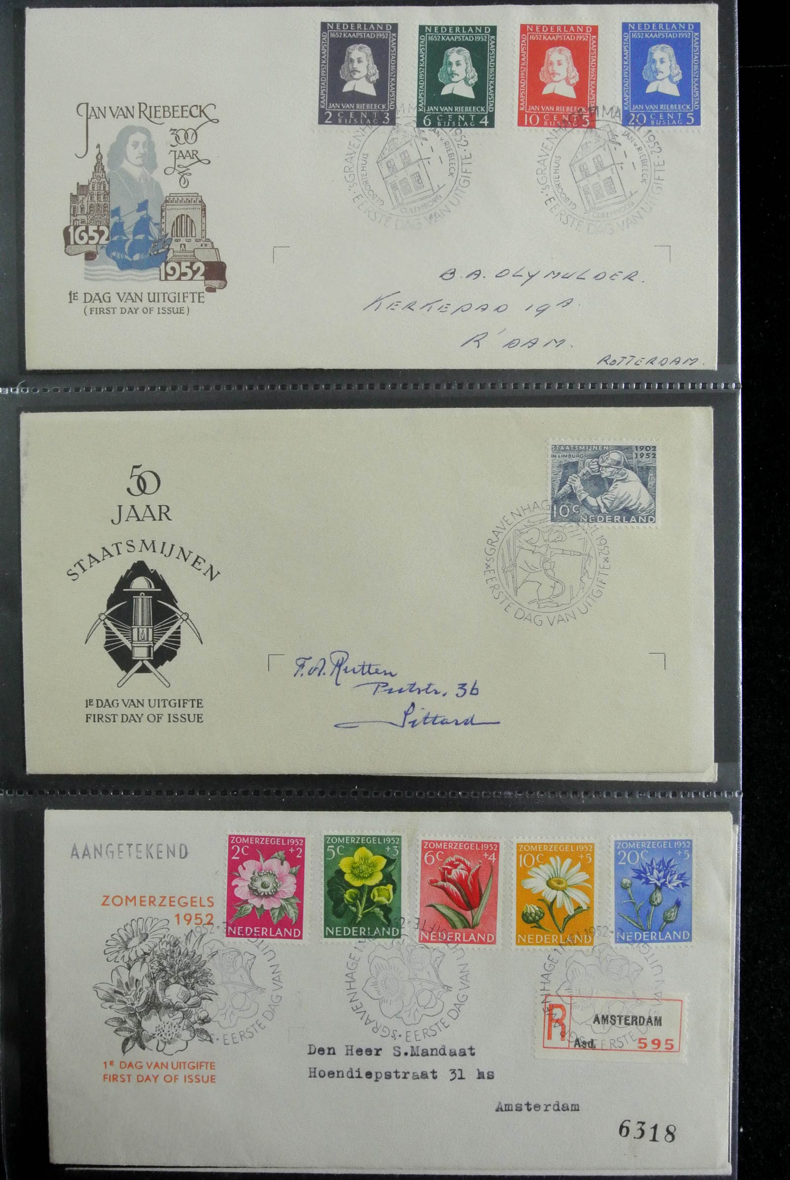 26929 003 - 26929 Netherlands 1950-2015 FDC's.