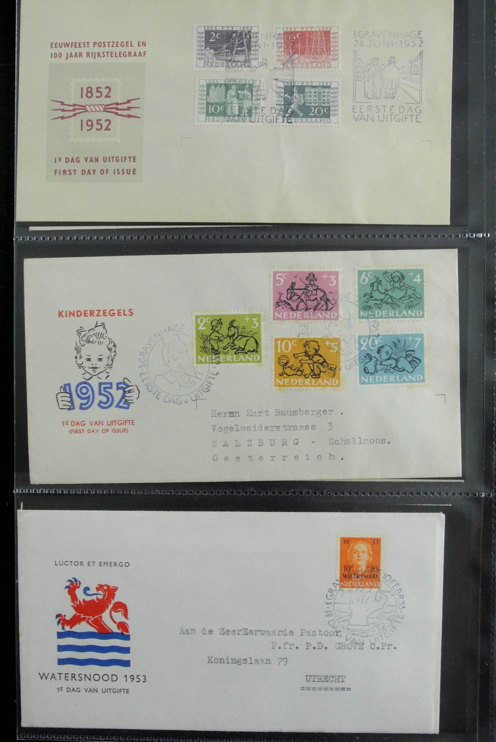 26929 004 - 26929 Nederland 1950-2015 FDC's.