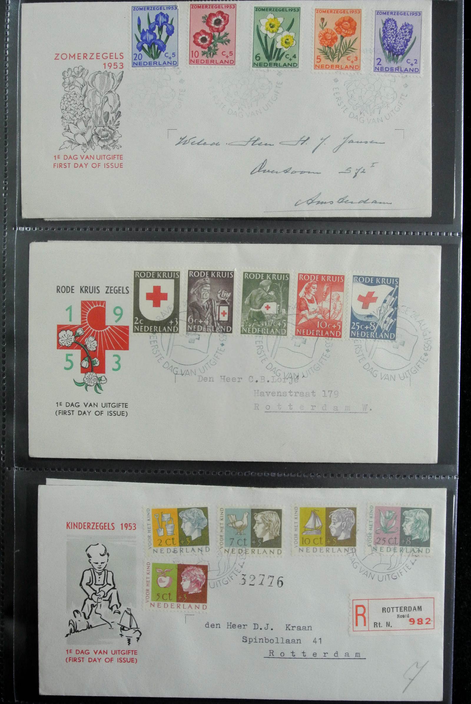 26929 005 - 26929 Netherlands 1950-2015 FDC's.