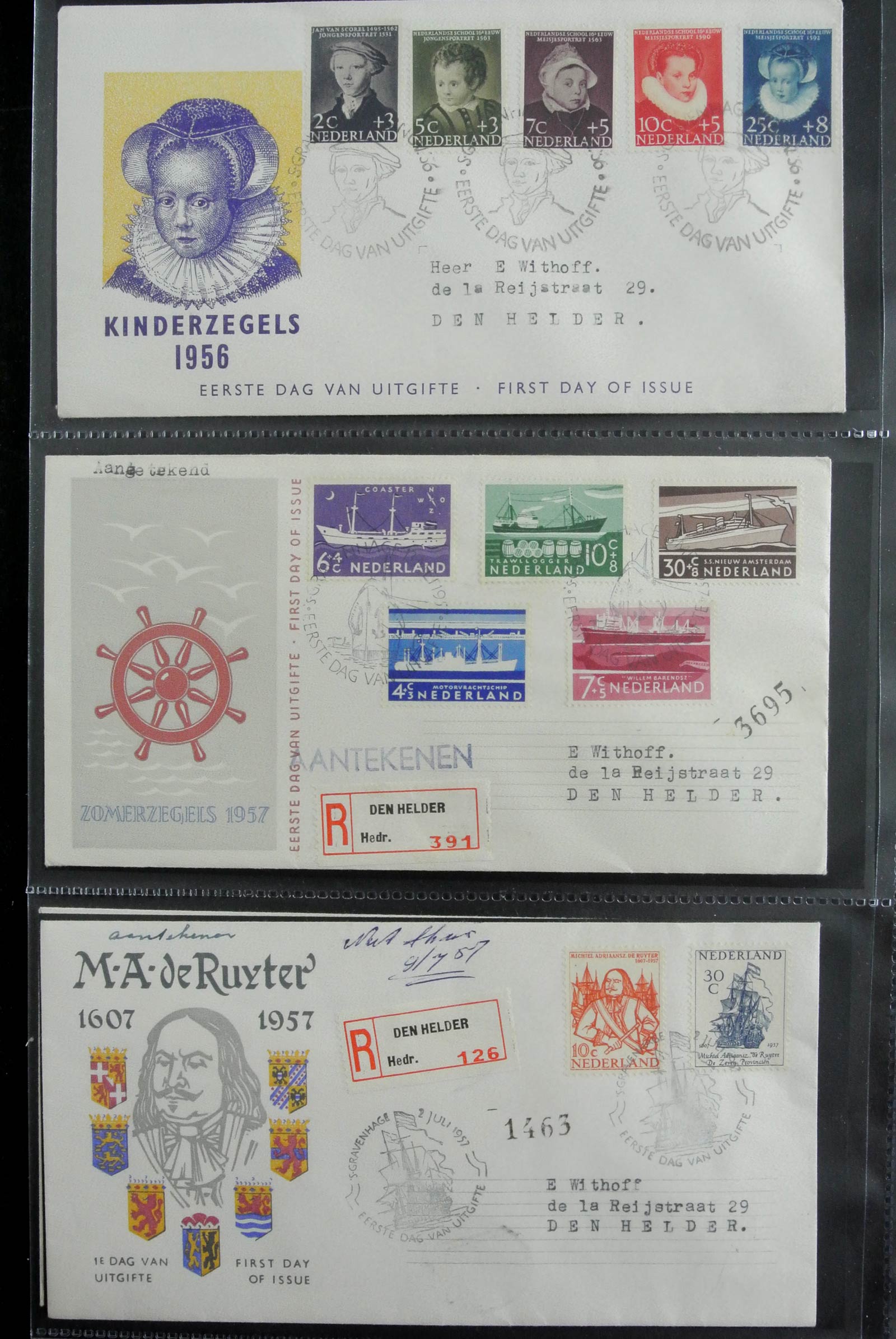 26929 010 - 26929 Nederland 1950-2015 FDC's.