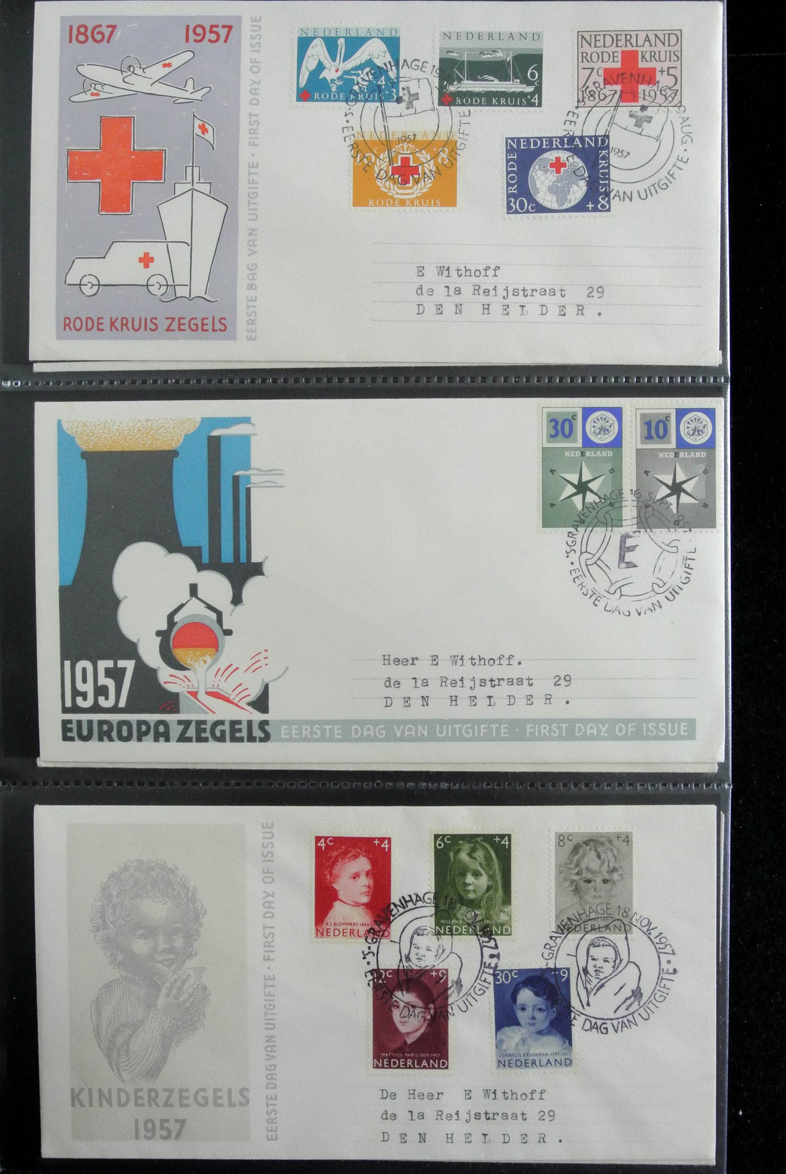 26929 011 - 26929 Nederland 1950-2015 FDC's.