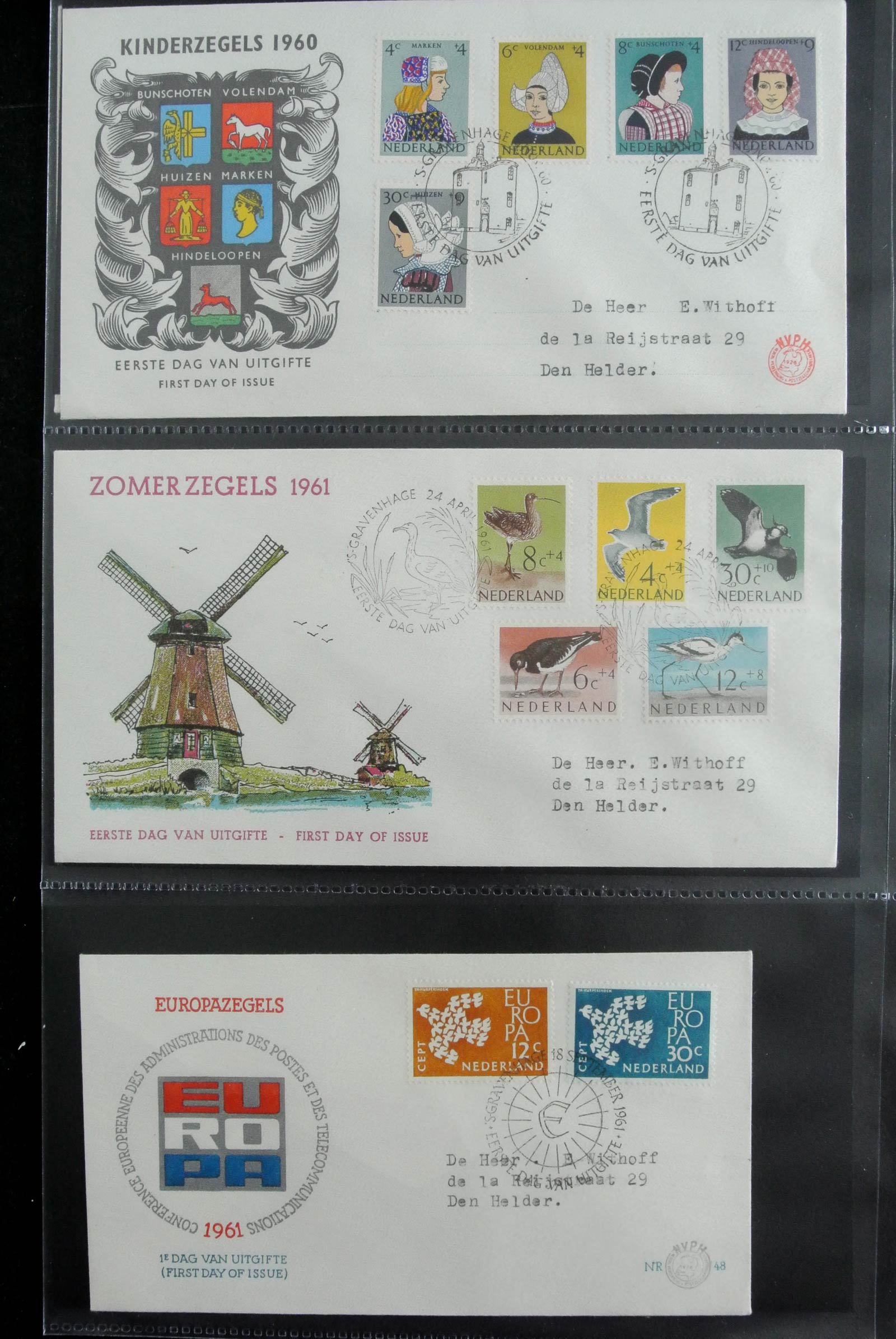 26929 016 - 26929 Nederland 1950-2015 FDC's.