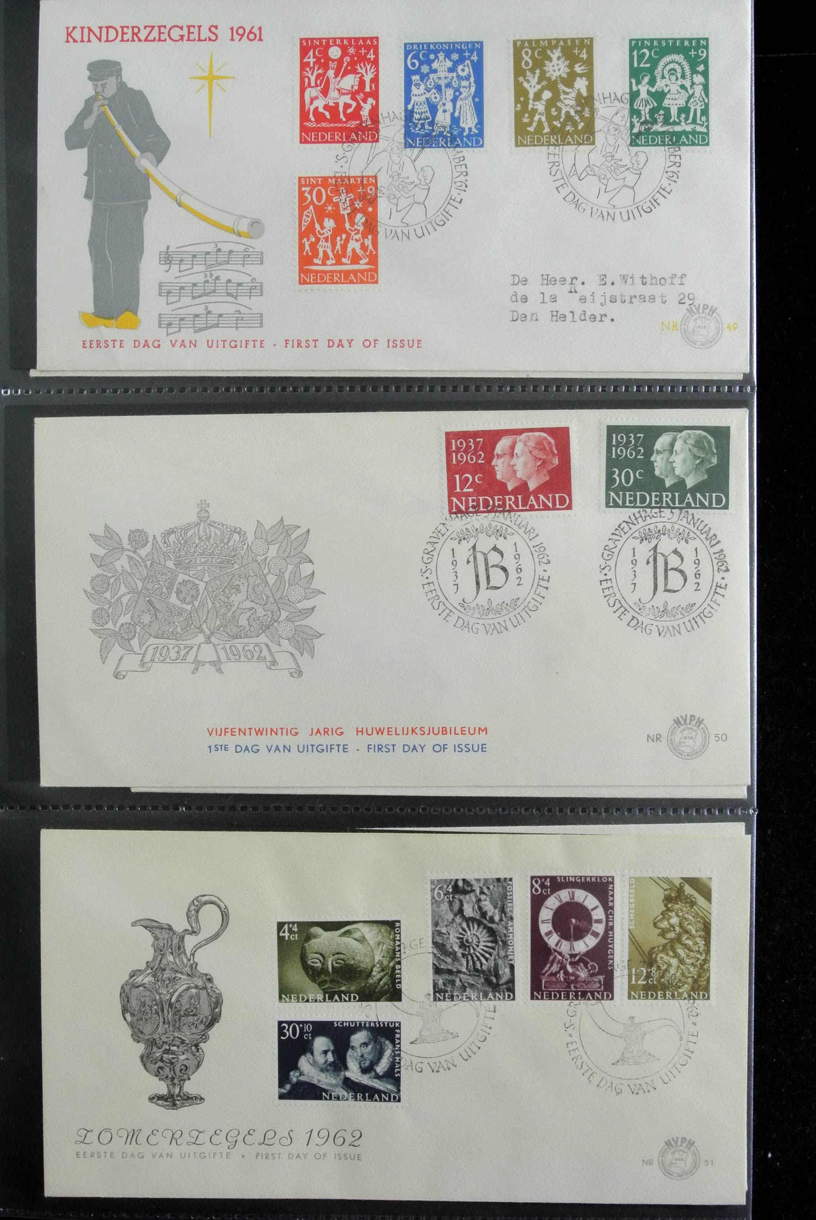 26929 017 - 26929 Netherlands 1950-2015 FDC's.