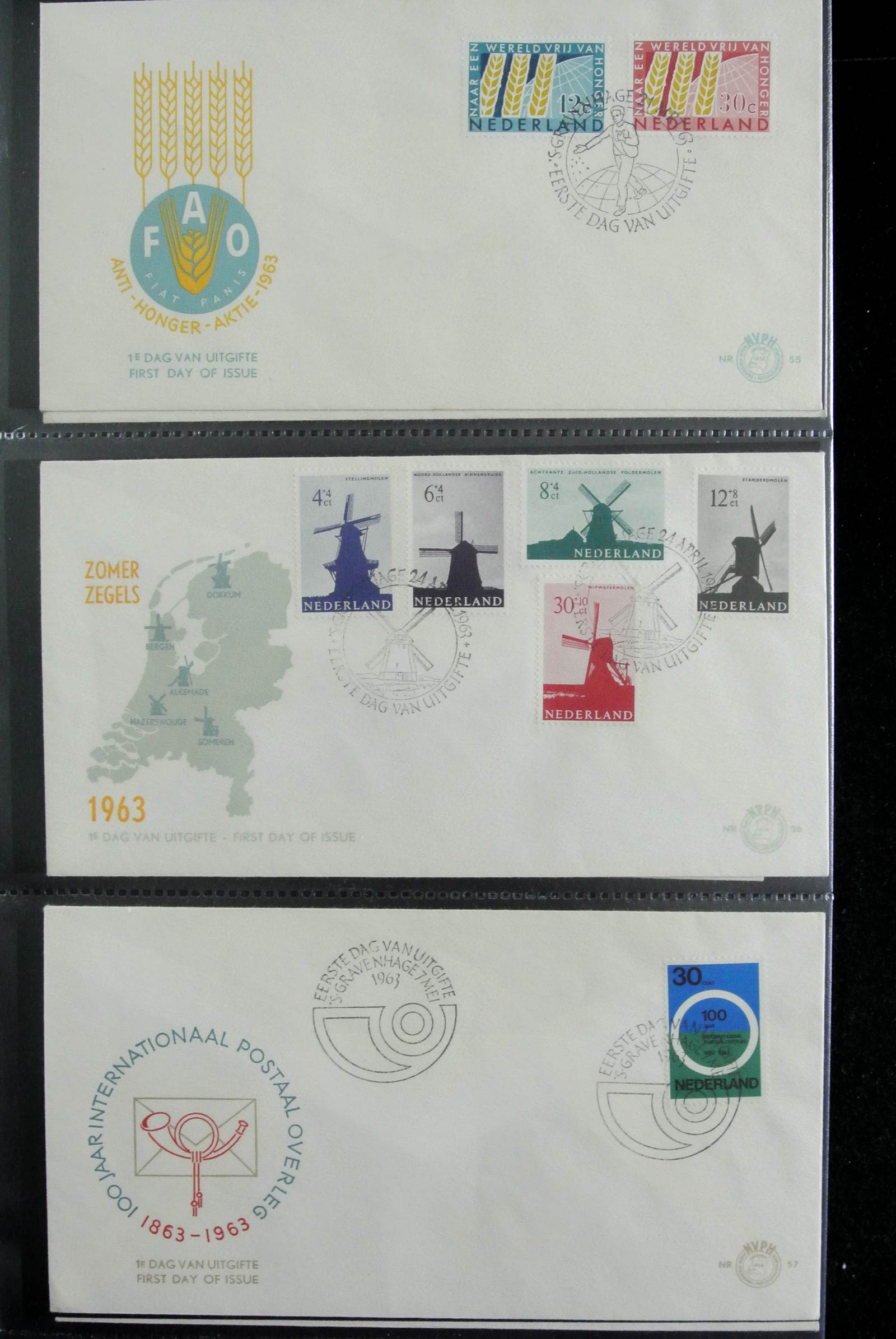 26929 019 - 26929 Netherlands 1950-2015 FDC's.