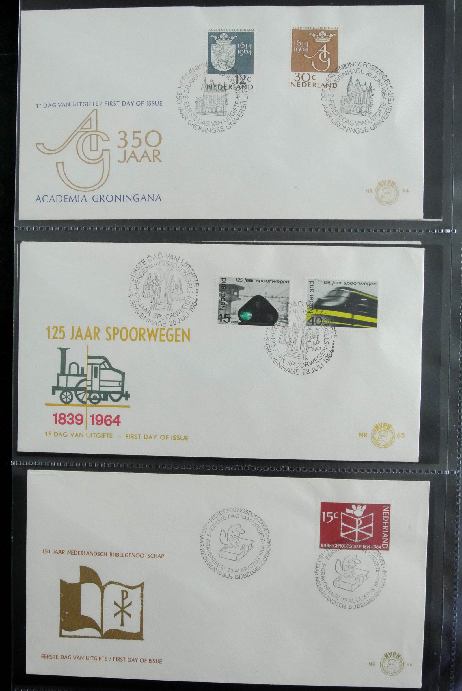 26929 022 - 26929 Nederland 1950-2015 FDC's.