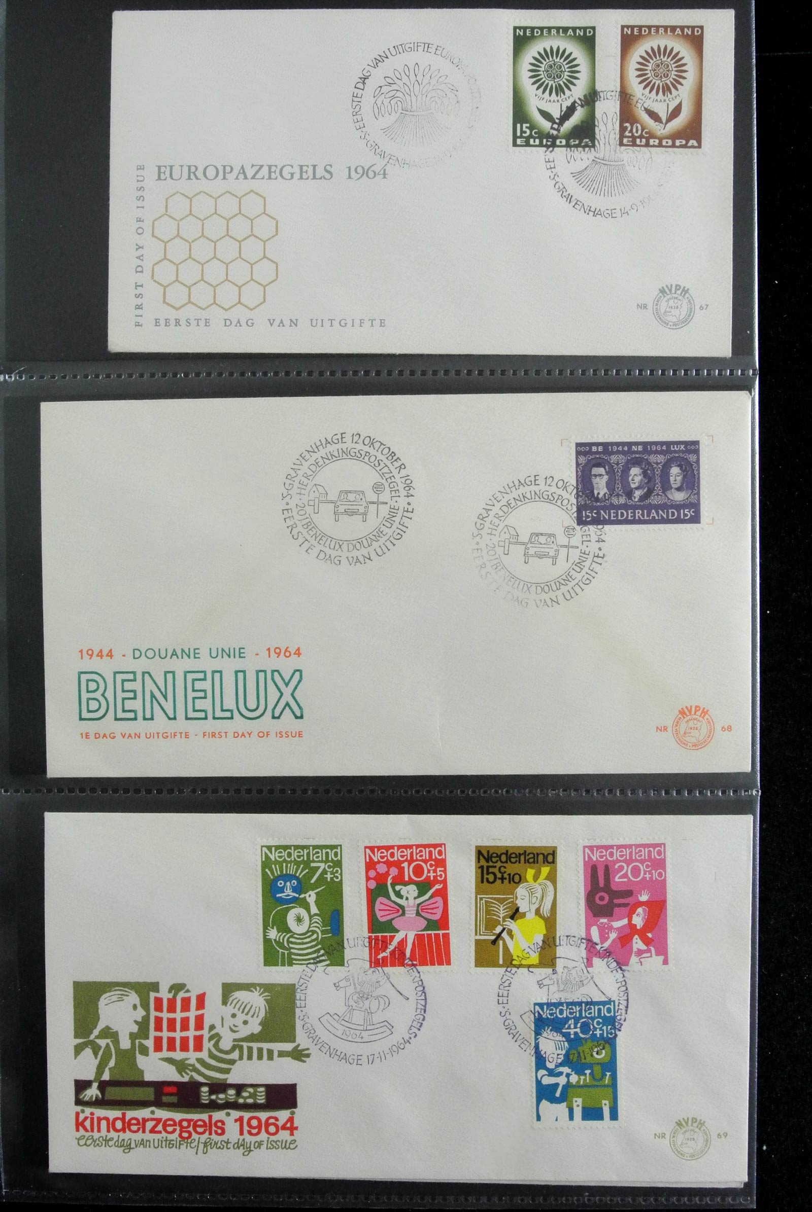 26929 023 - 26929 Nederland 1950-2015 FDC's.