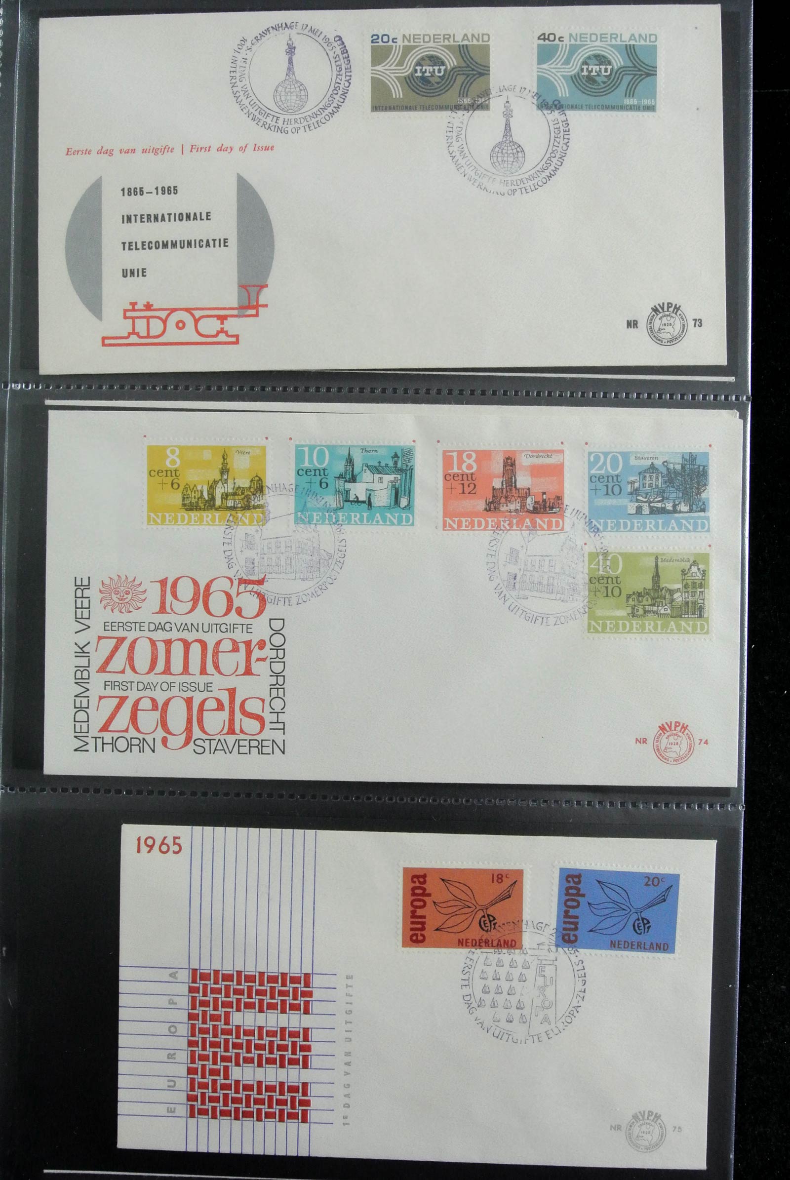 26929 025 - 26929 Nederland 1950-2015 FDC's.