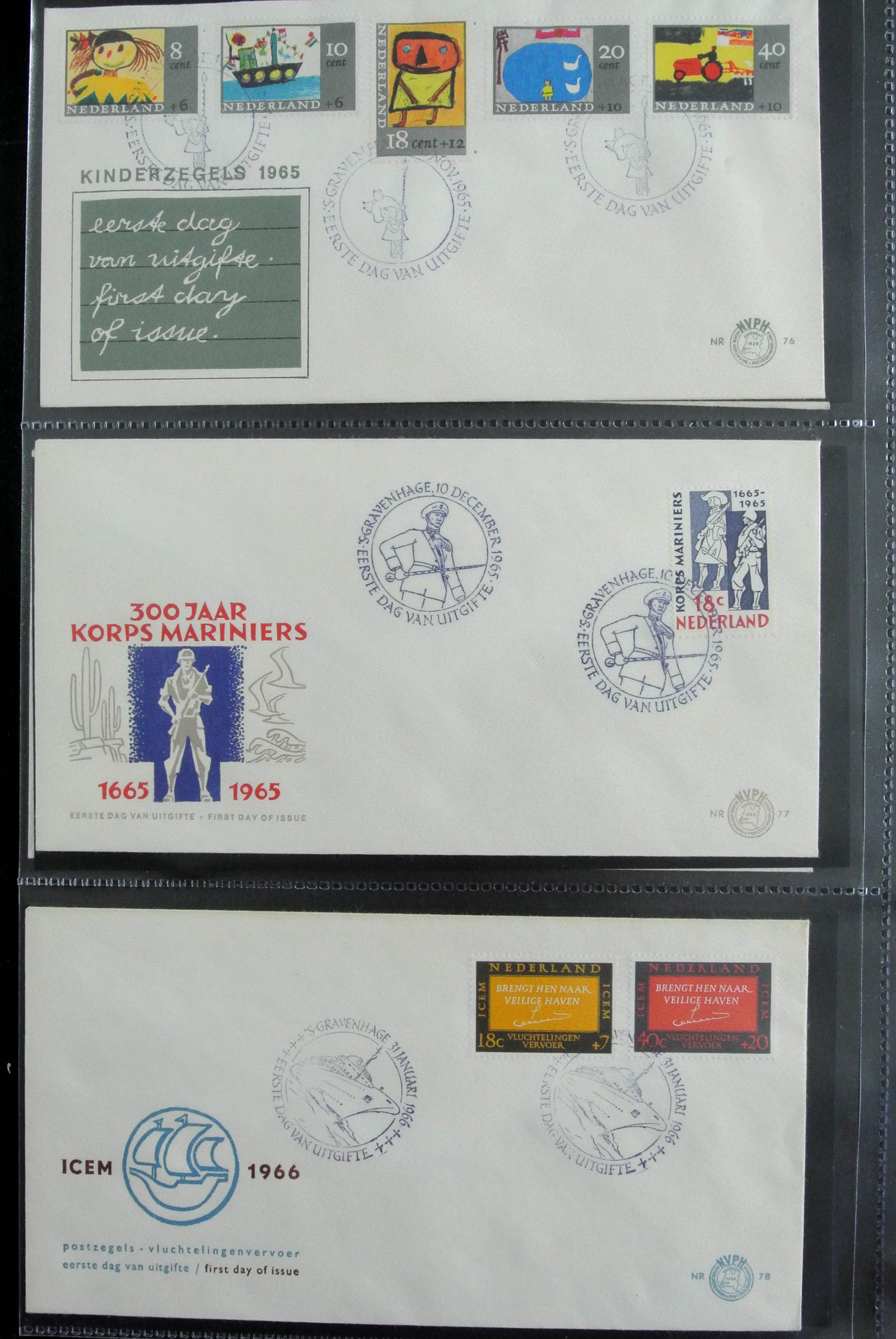 26929 026 - 26929 Nederland 1950-2015 FDC's.