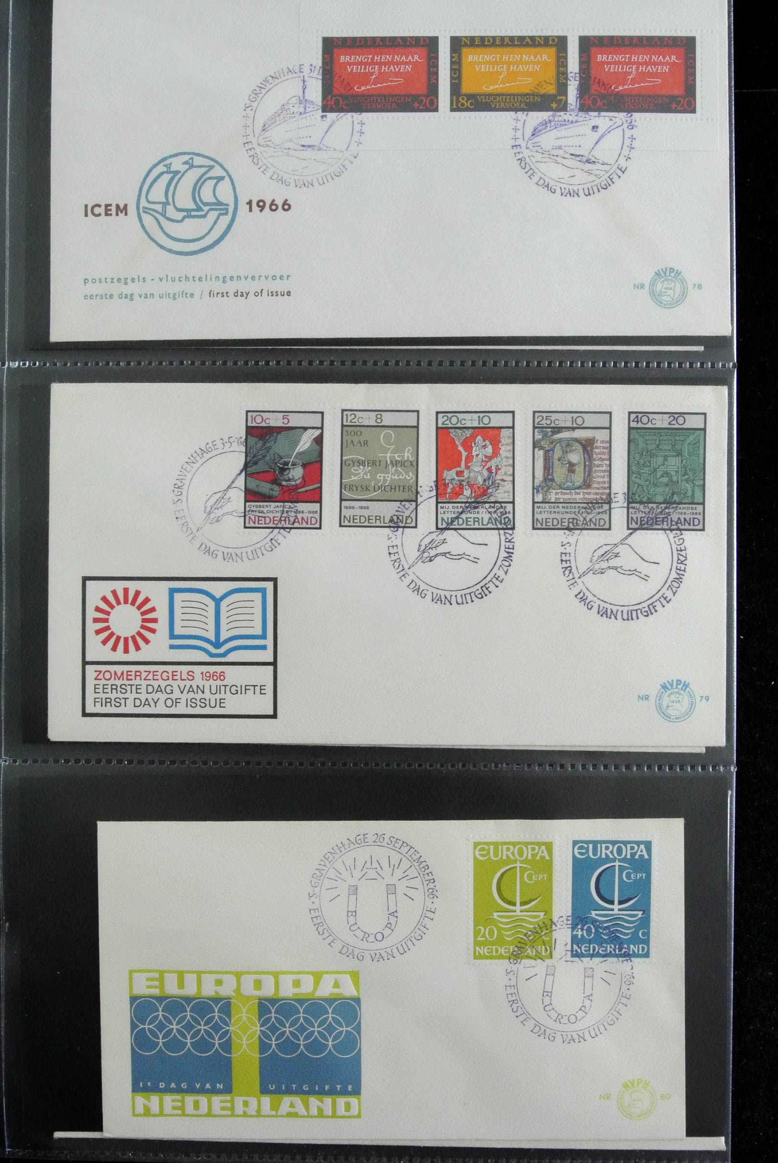 26929 027 - 26929 Nederland 1950-2015 FDC's.