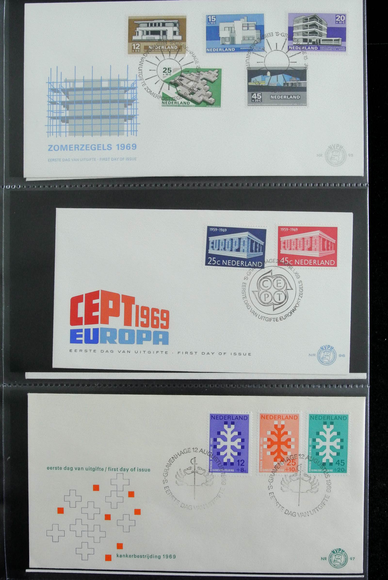 26929 033 - 26929 Nederland 1950-2015 FDC's.