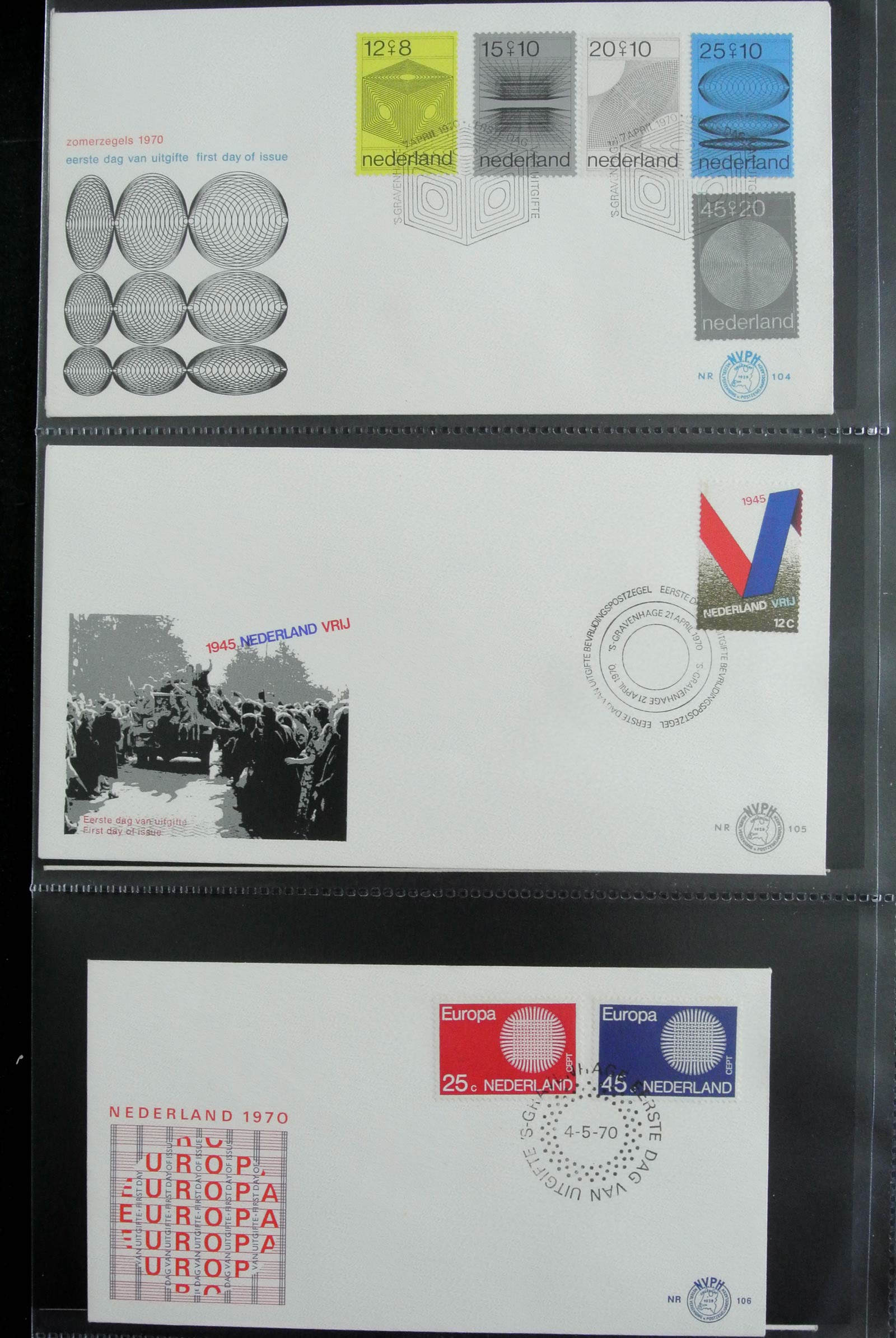 26929 036 - 26929 Nederland 1950-2015 FDC's.