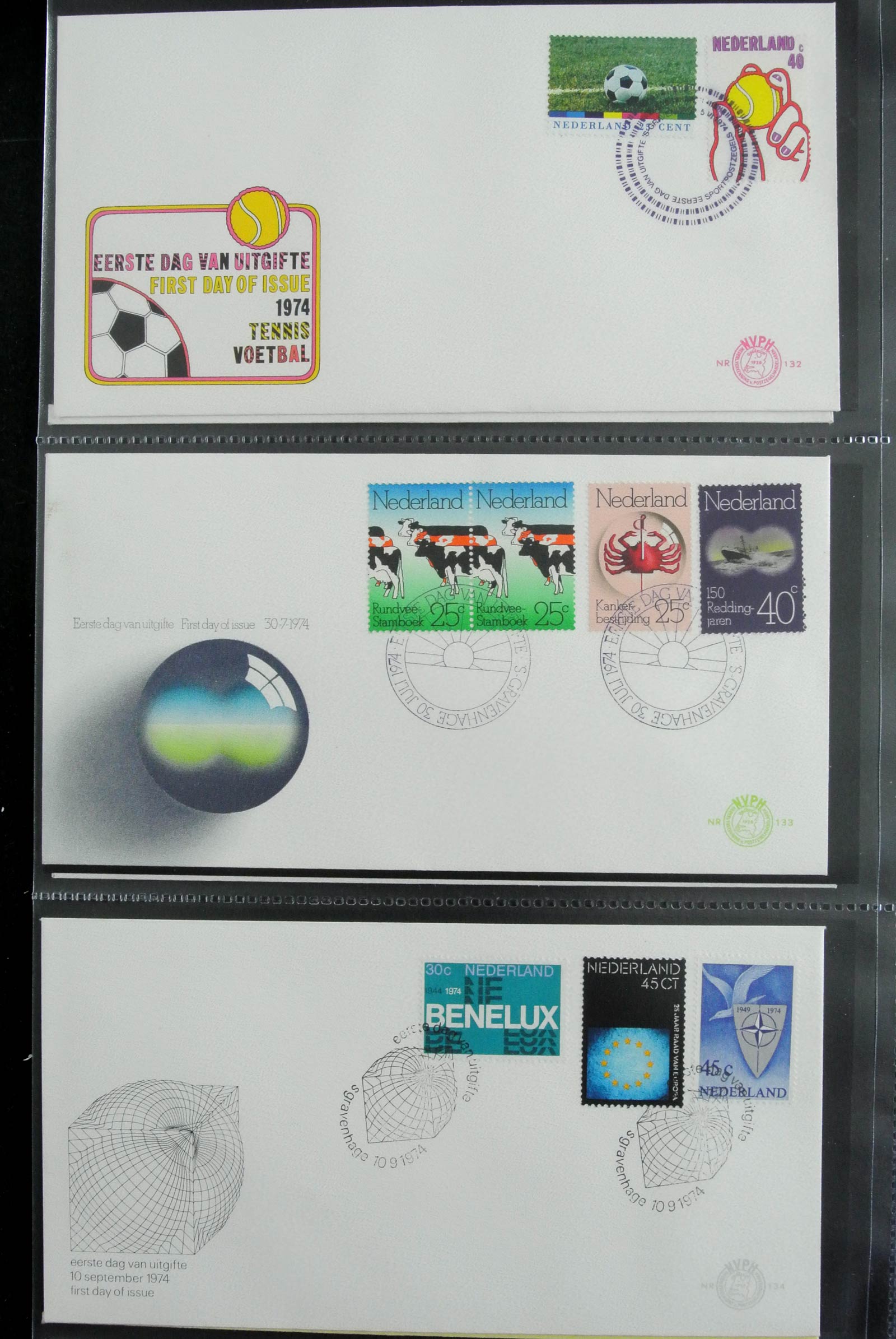 26929 046 - 26929 Netherlands 1950-2015 FDC's.