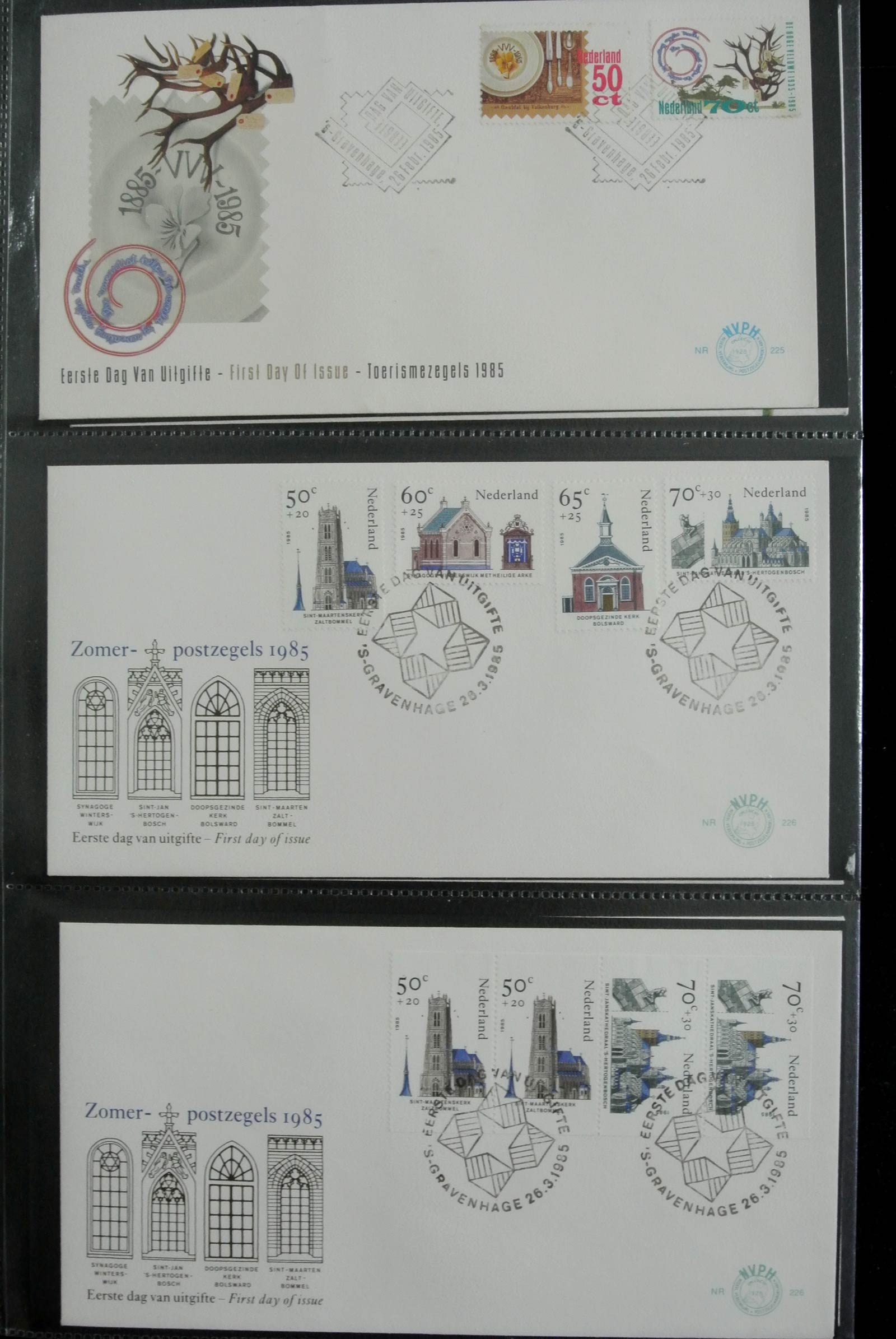 26929 083 - 26929 Netherlands 1950-2015 FDC's.