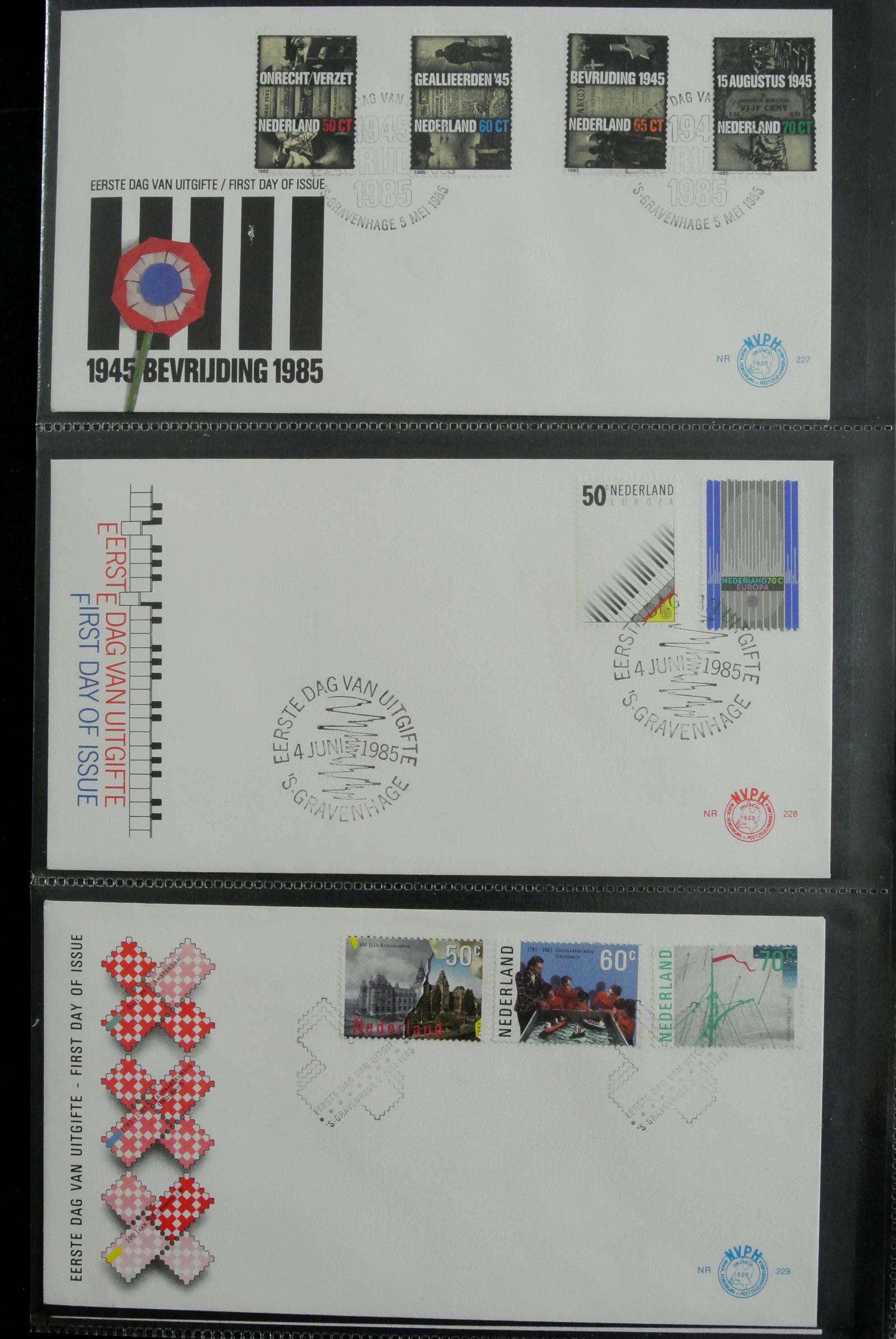 26929 084 - 26929 Netherlands 1950-2015 FDC's.