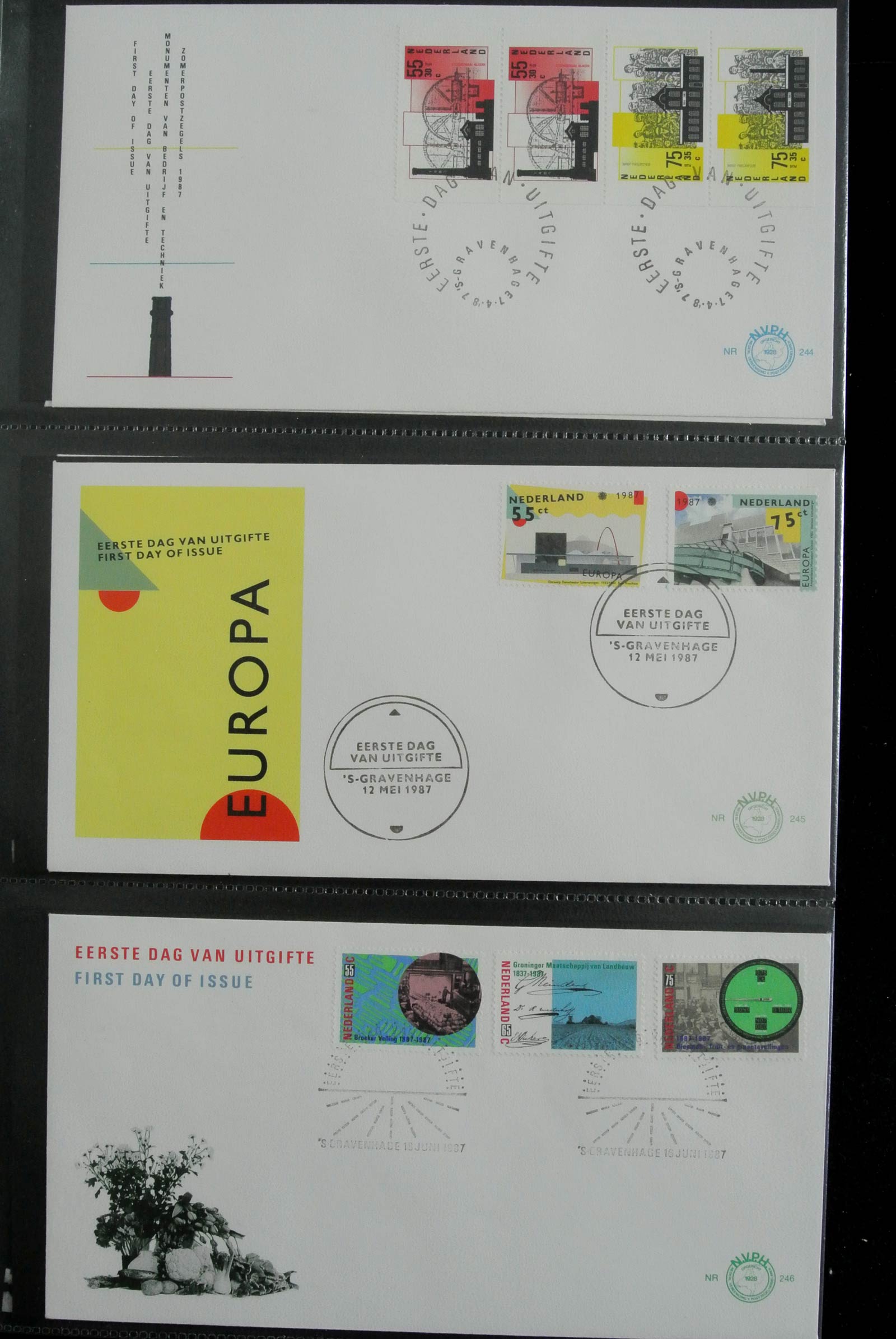 26929 091 - 26929 Netherlands 1950-2015 FDC's.