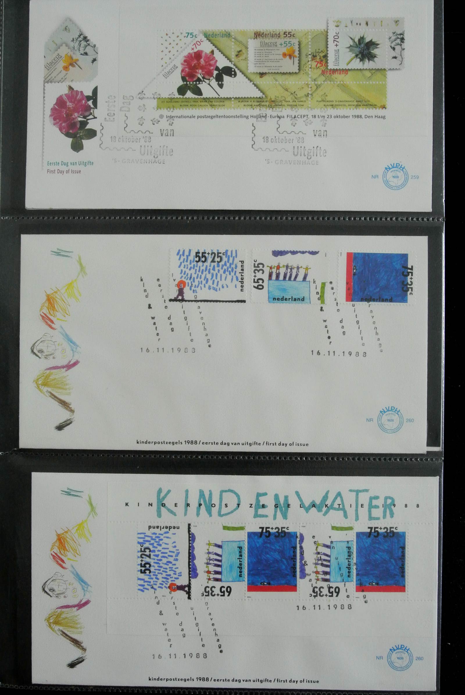 26929 097 - 26929 Netherlands 1950-2015 FDC's.